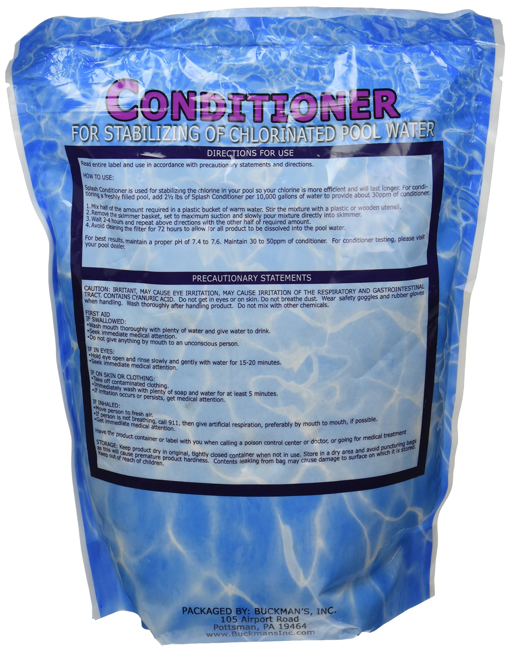 5lbs Cyanuric Acid Pool Conditioner - Stabilizes Chlorine, Extends Swim Season | Ideal for Inground & Above Ground Pools, Hot Tubs, Spas