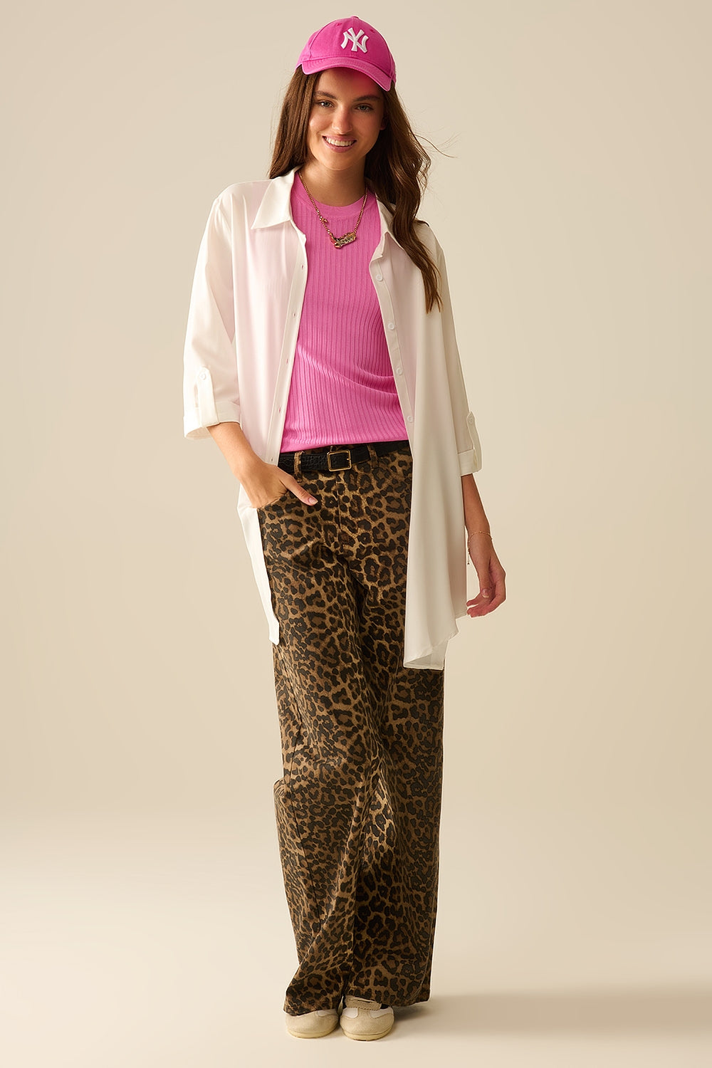 Soft & Lightweight White Chemise - Comfortable Women's Blouse for Casual Wear, Office & Date Nights