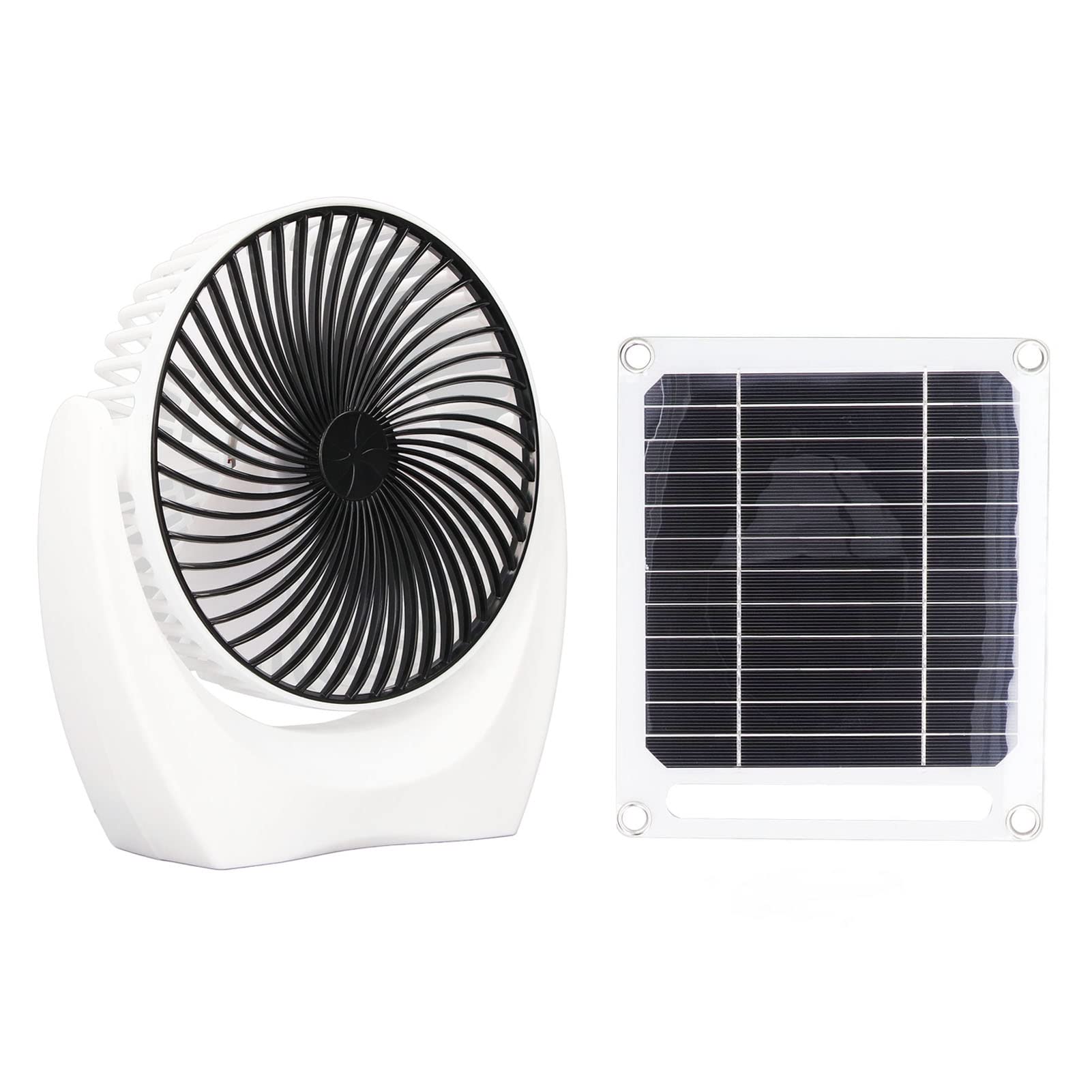 Zerodis 4.5W 5V Solar Powered Fan Kit with 6W Solar Panel - Portable Outdoor Cooling Fan for Shed, Chicken Coop, Greenhouse, Camping & RV Ventilation - Energy Efficient & Weatherproof Solar Fan System