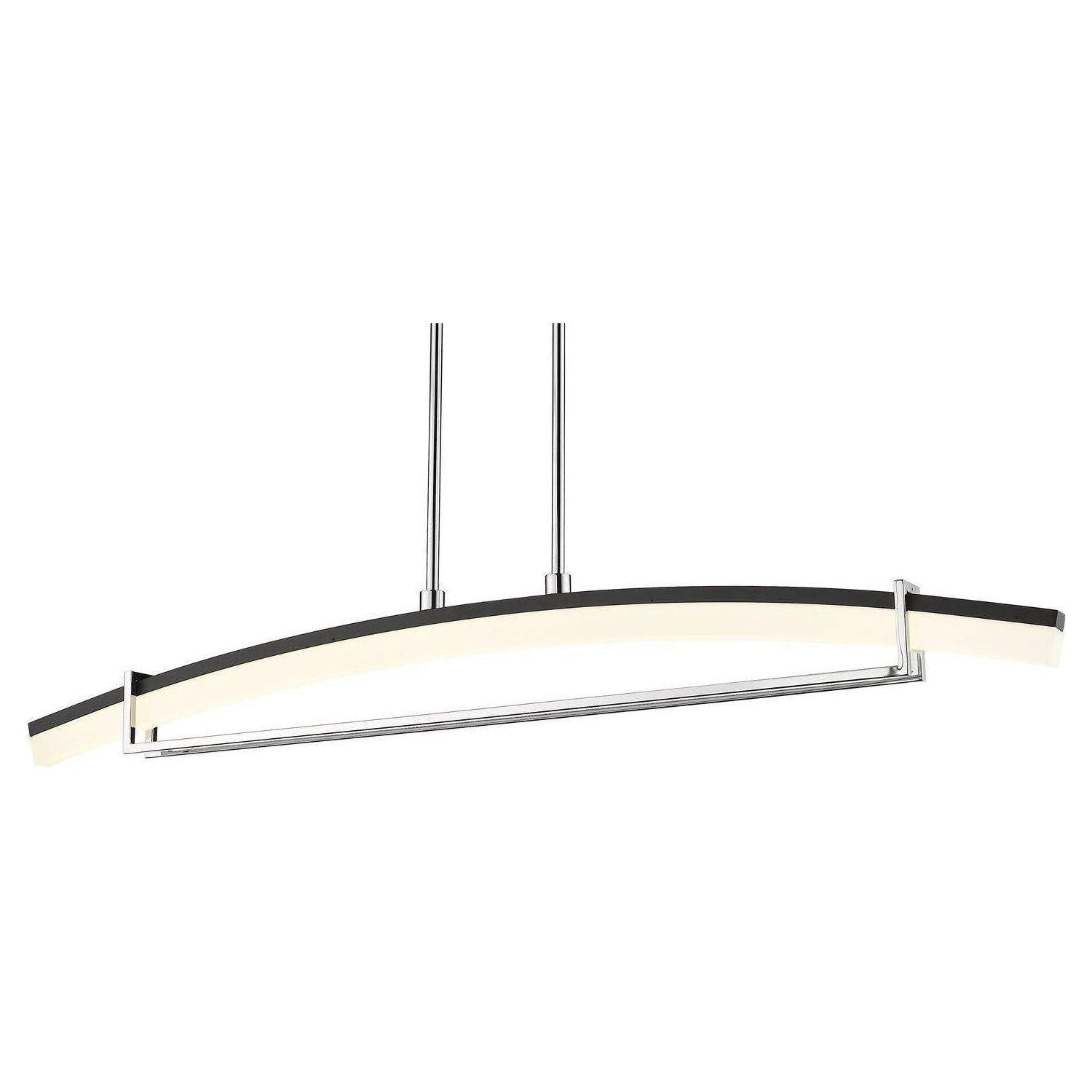 Z Lite Arc Chandelier 620 43 - Modern LED Arc Floor Lamp with Adjustable Height, Dimmable Lighting for Living Room, Bedroom, and Office Decor