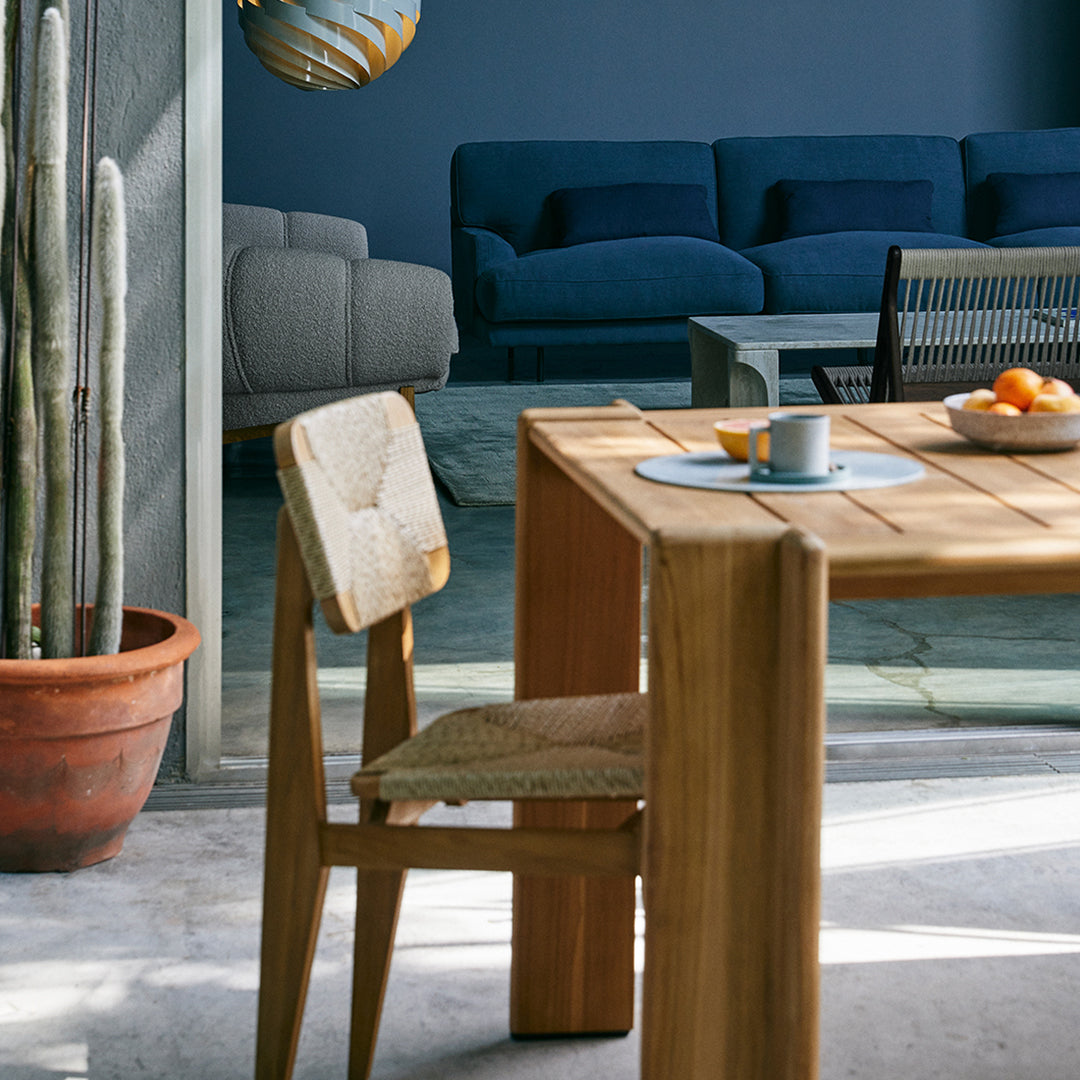 Modern Doric Coffee Table - Solid Wood Living Room Furniture for Home Decor - Perfect for Small Spaces, Apartments & Cozy Living Rooms