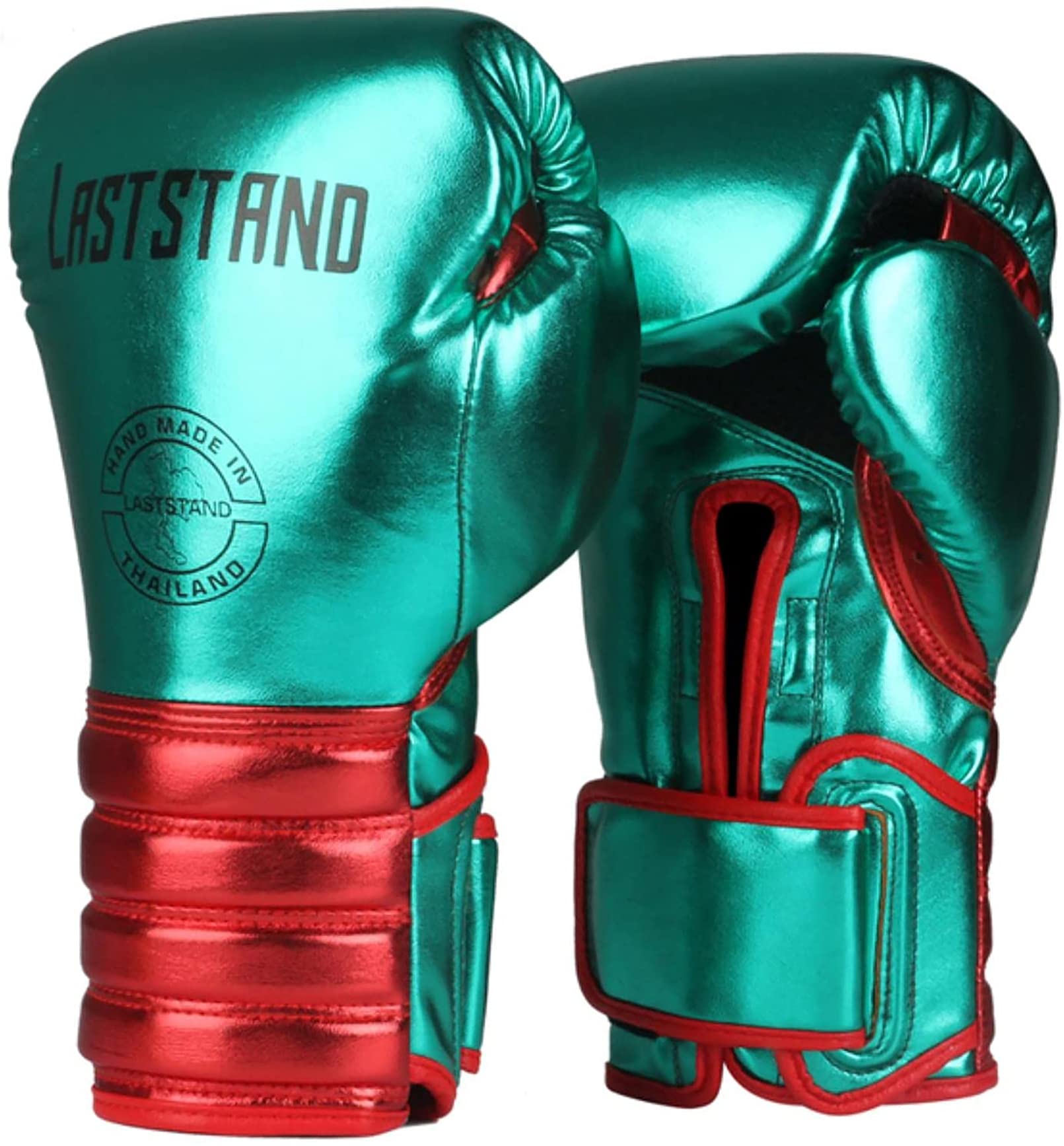 Premium Boxing Gloves for Kids & Adults - Metallic Kickboxing & Muay Thai Training Gloves - Ideal for MMA, Sparring, and Fitness Workouts