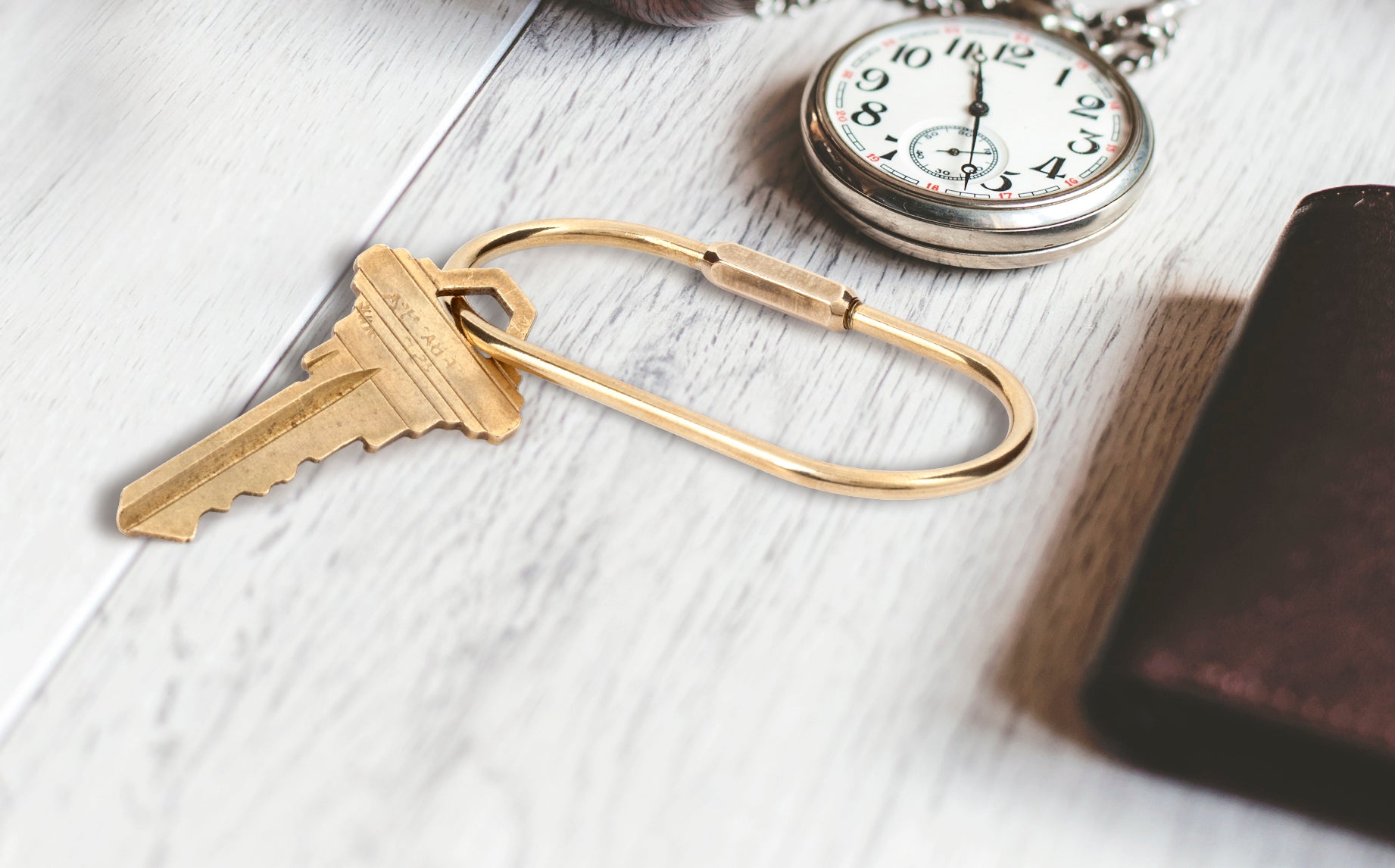 Premium Brass Keyrings - Durable & Stylish Key Chains for Home, Office & Travel - Perfect Gift for Men & Women