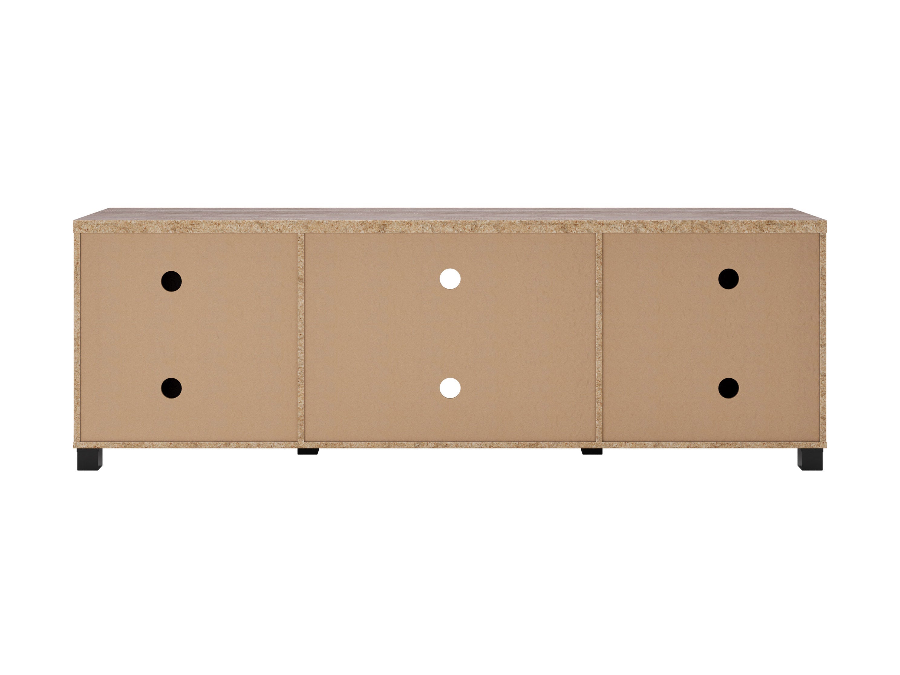 Brown TV Stand with Doors for TVs up to 85