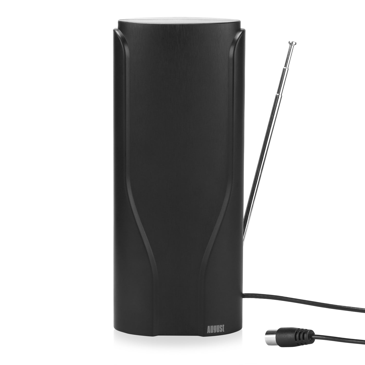 August DTA600 High Gain Indoor Digital HD TV Antenna - Freeview, Telescopic Design with Wall Mount for Enhanced Signal Reception | Perfect for Apartments, RVs & Home Theater Systems