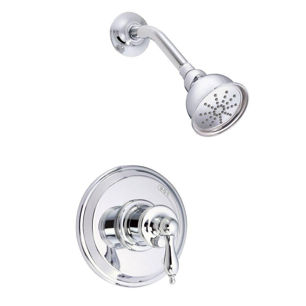 Danze Prince 1-Handle Shower Faucet Trim in Chrome Finish 553684 - Perfect for Bathroom Renovation & Modern Home Upgrade