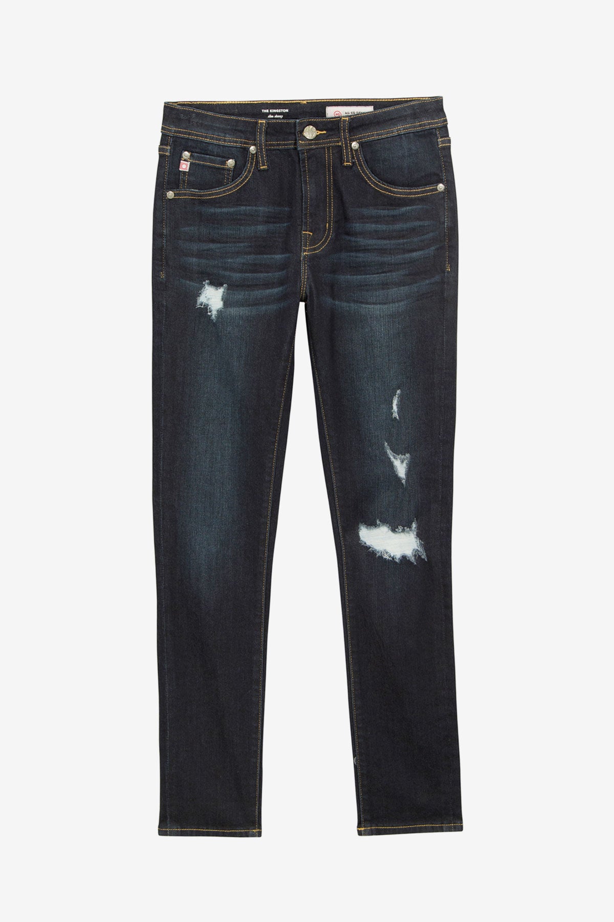AG Jeans Kingston Boys' Distressed Denim Jeans - Roadside Wash | Comfortable & Stylish for School, Playdates & Everyday Wear