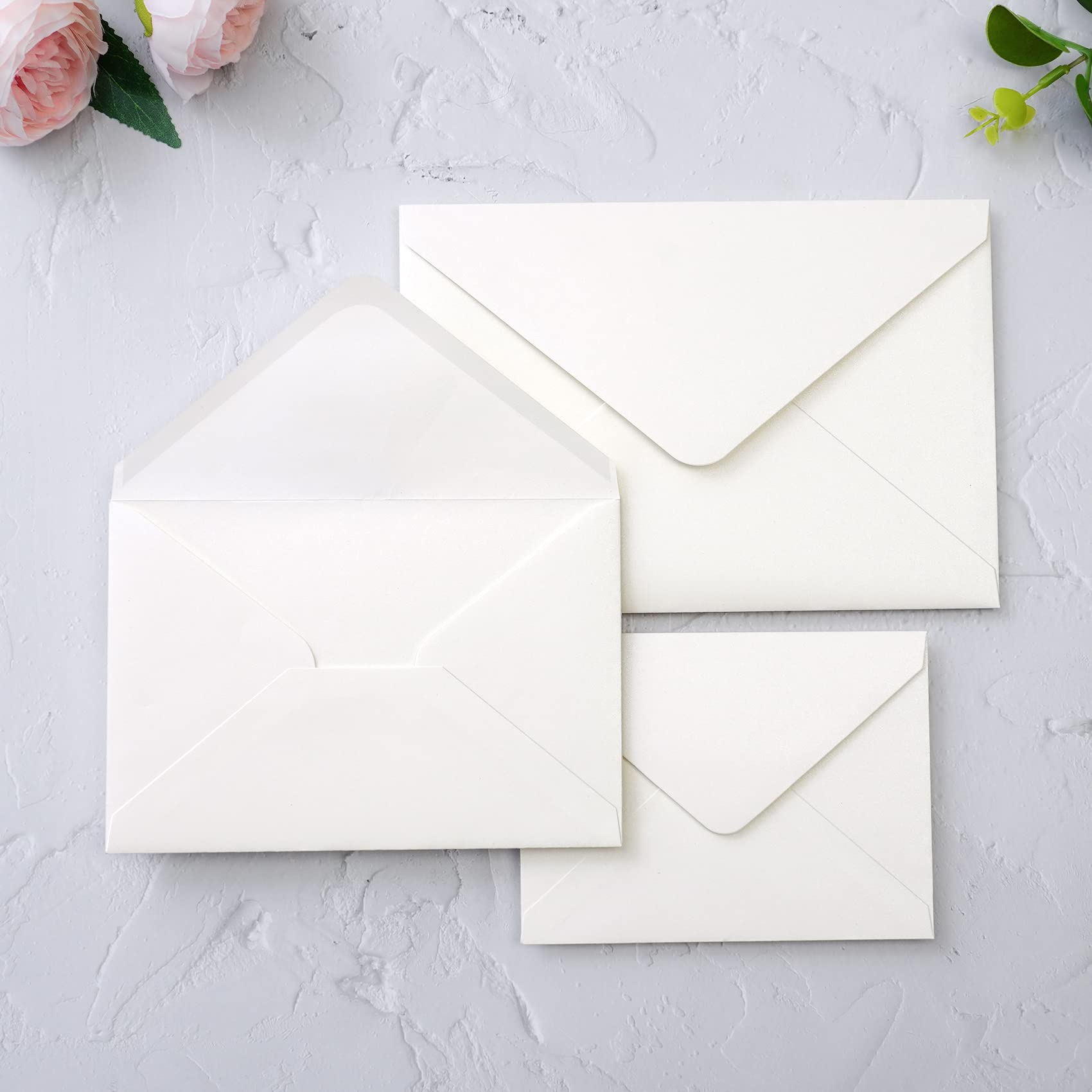 PONATIA 50 Pack A4 Envelopes, 4.25x6.12