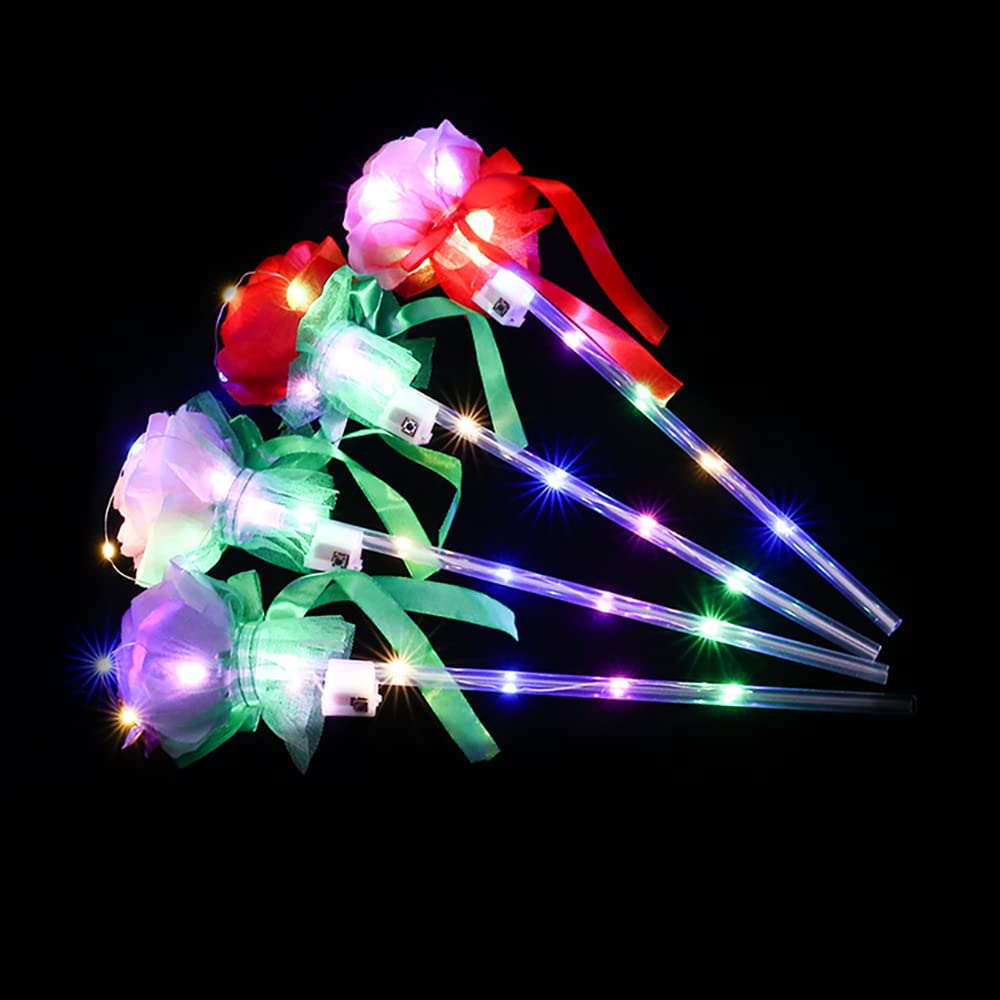 LED Light Up Flashing Glow Sticks - 10-Pack Colorful Party Wands for Birthday, Wedding, Rave & Night Events - Perfect for Concerts, Festivals, Pool Parties & Dance Floors