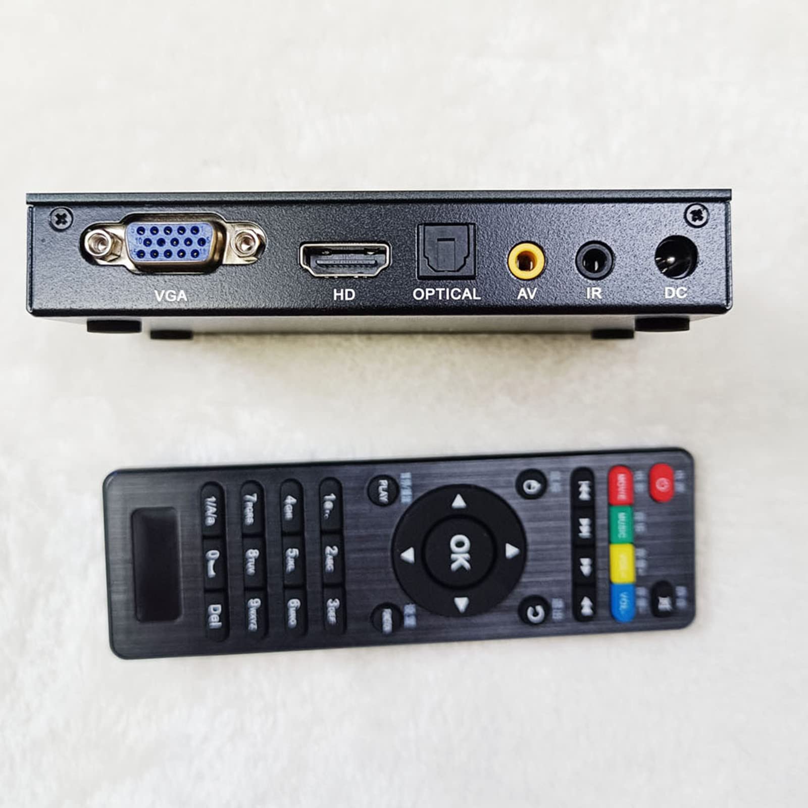 ZXNQ 4K Ultra HD Blu-ray Player with Hard Screen Support, Seamless Splicing, Subtitle Options, Breakpoint Memory & Auto Power-On Loop - Perfect for Home Theater, Business Presentations, and Digital Signage Displays