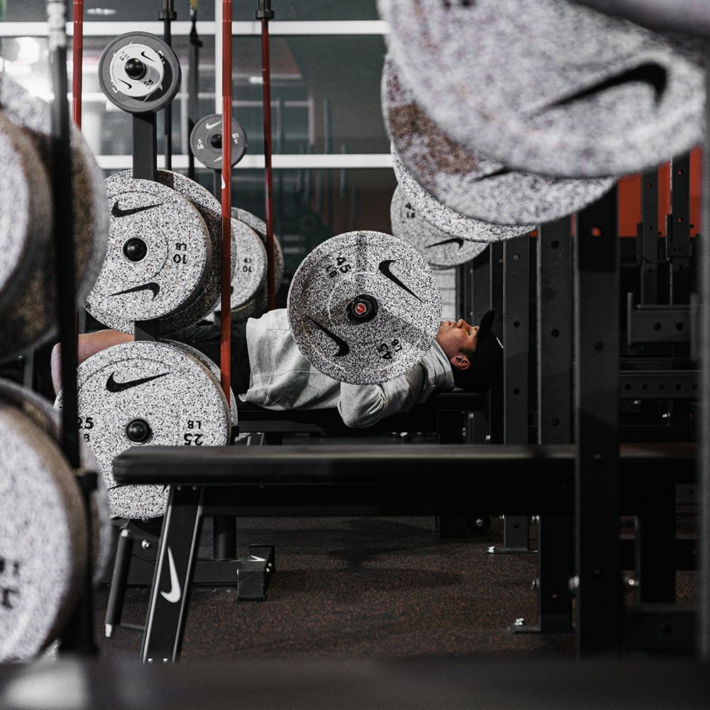Nike Strength Grind Bumper Plates - Premium Weightlifting Plates for CrossFit & Powerlifting - Sold Individually - Perfect for Home Gym & Professional Training