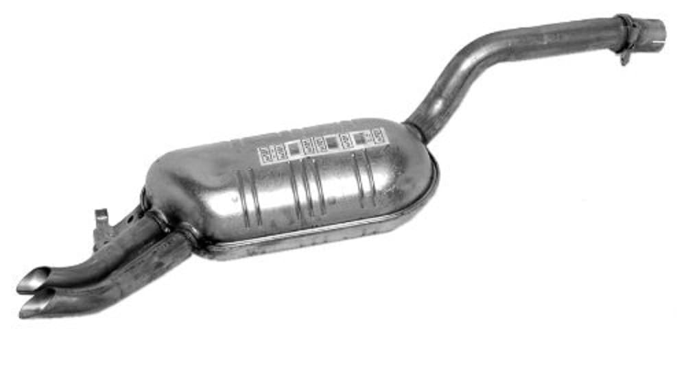 Walker 54101 Quiet-Flow Stainless Steel Muffler Assembly - Replacement for Lawn Mowers & Outdoor Power Equipment - Durable & Noise-Reducing Exhaust System for Tractors, Generators & More