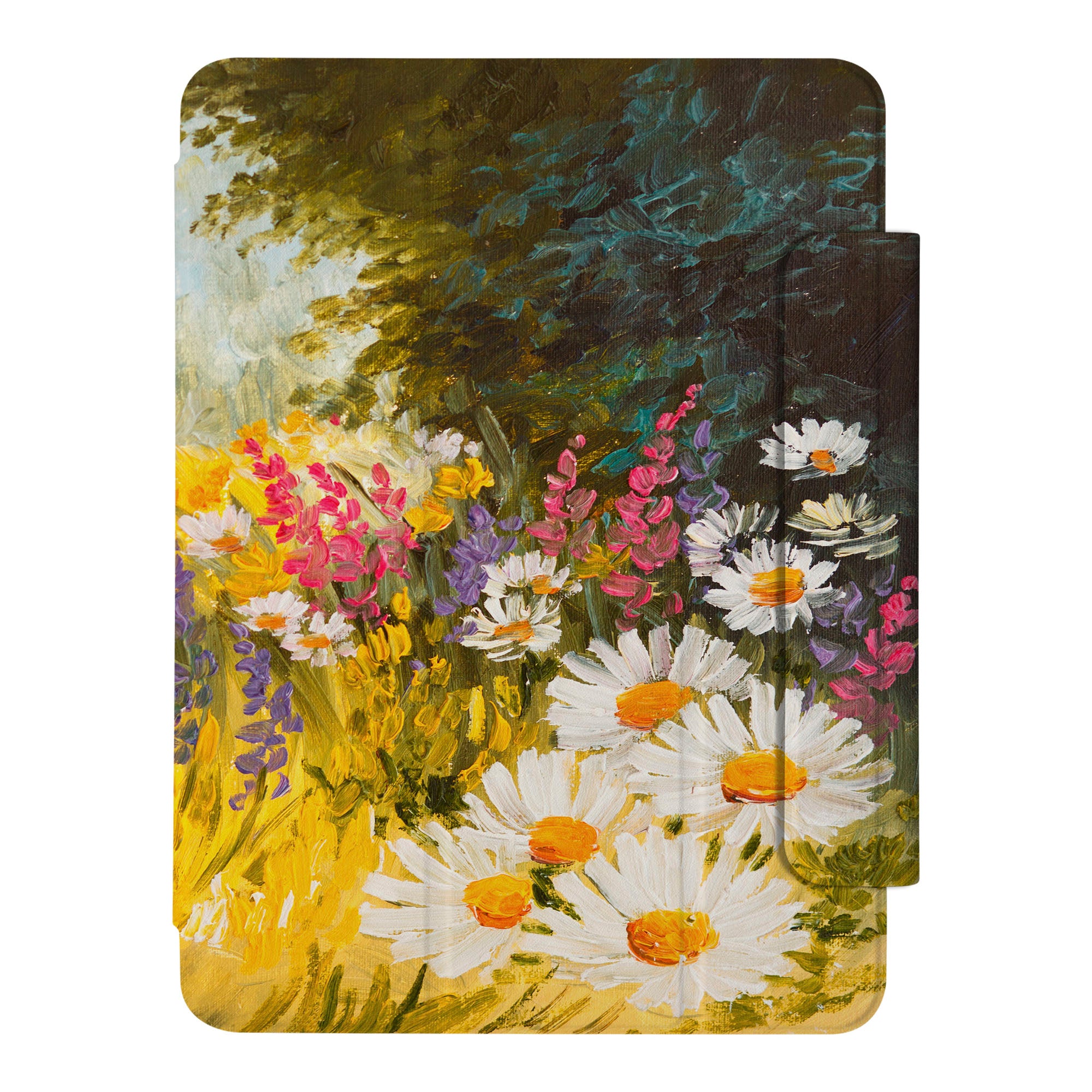 SlimFit iPad Case with Oil Painting Design - Ultra Thin Lightweight Protective Cover for iPad Air/Pro - Perfect for Home, Office & Travel Use