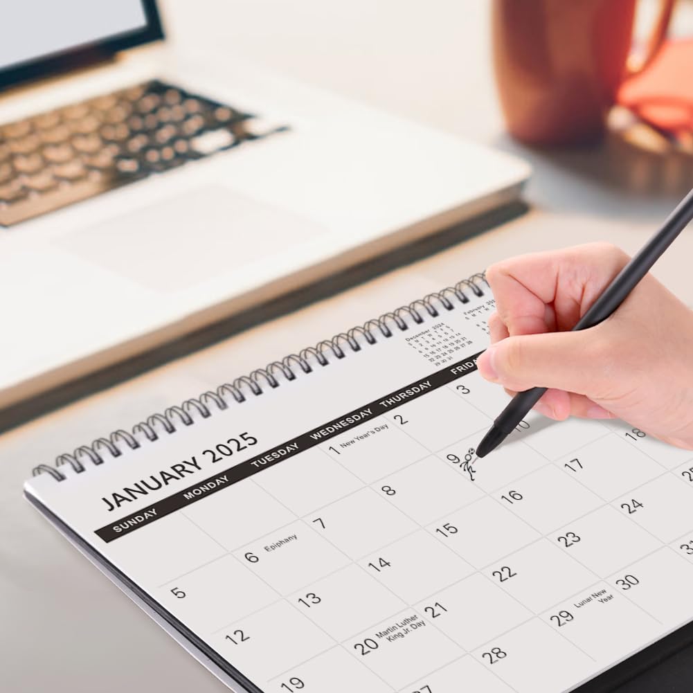 SKYDUE 18-Month Desk Calendar 2025-2026 (Jan 2025-Jun 2026) - 10