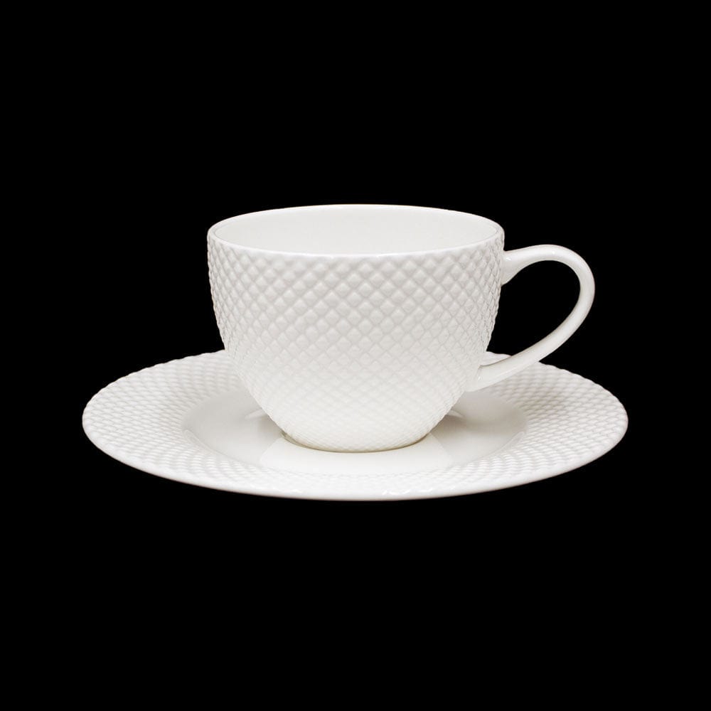 Premium Stanton Tea Cup and Saucer Set - Elegant Porcelain Tea Cups with Saucers for Afternoon Tea, Coffee, or Gifts - Perfect for Home, Office, or Tea Party Use