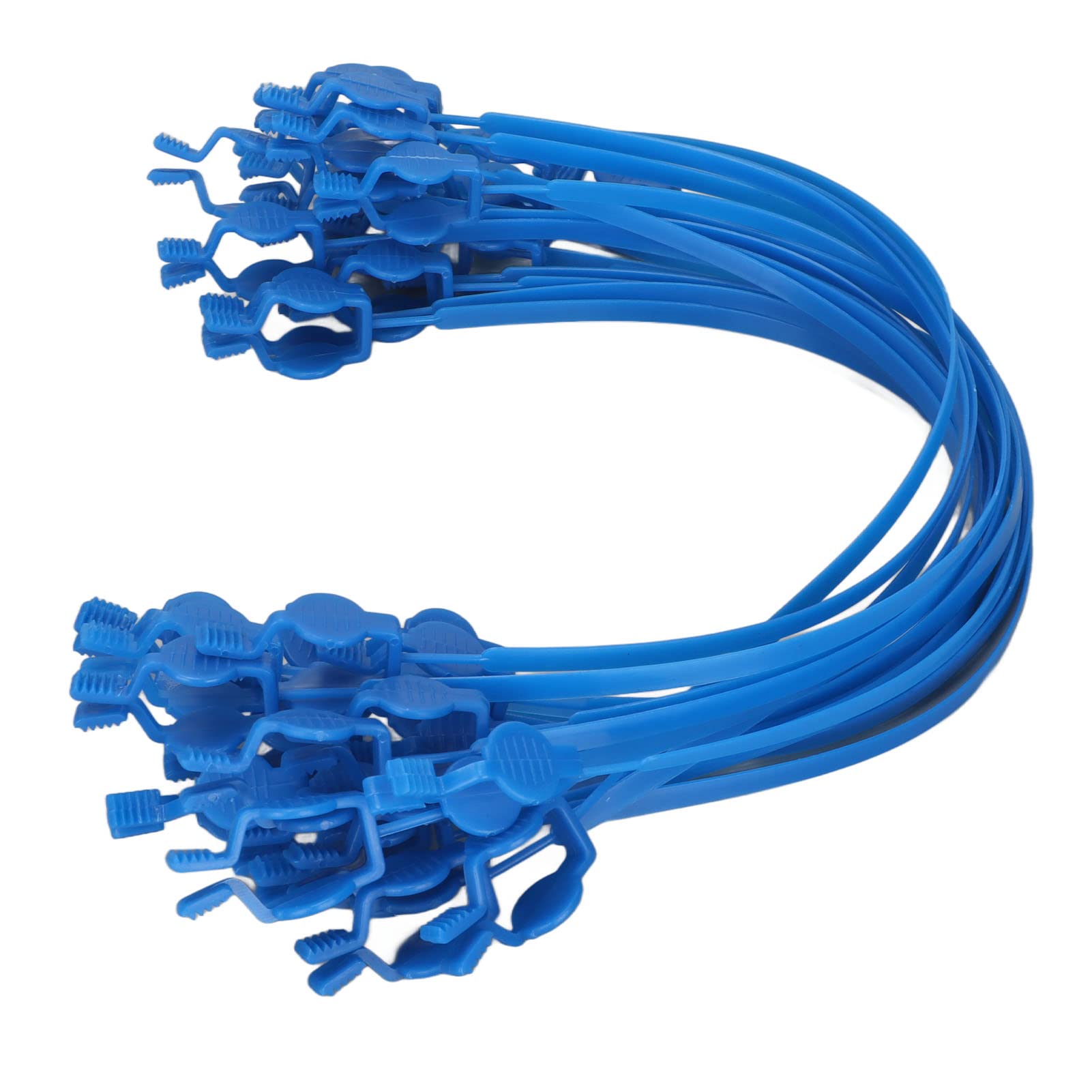 20 Pack Durable Disposable Dental Bib Clips - Flexible Blue Dental Tissue Holder for Dentist & Hygienist | Perfect for Dental Checkups, Teeth Cleaning & Oral Examinations