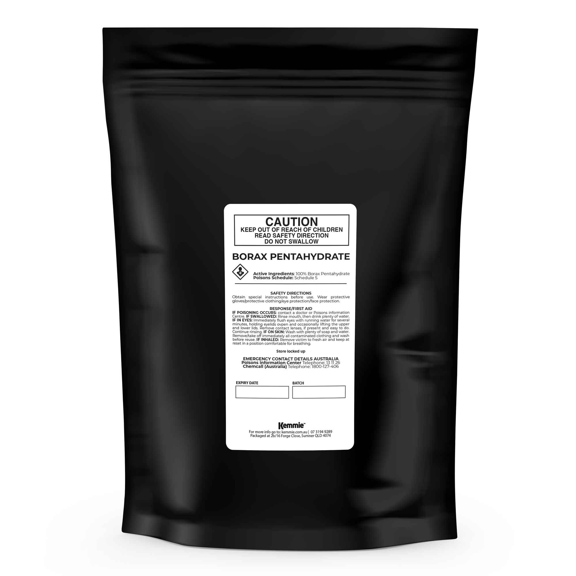 100g Pure Borax Powder - Sodium Borate Tetraborate Pentahydrate for Cleaning, Laundry & Slime Making - Resealable Storage Bag - DIY Crafts & Science Experiments