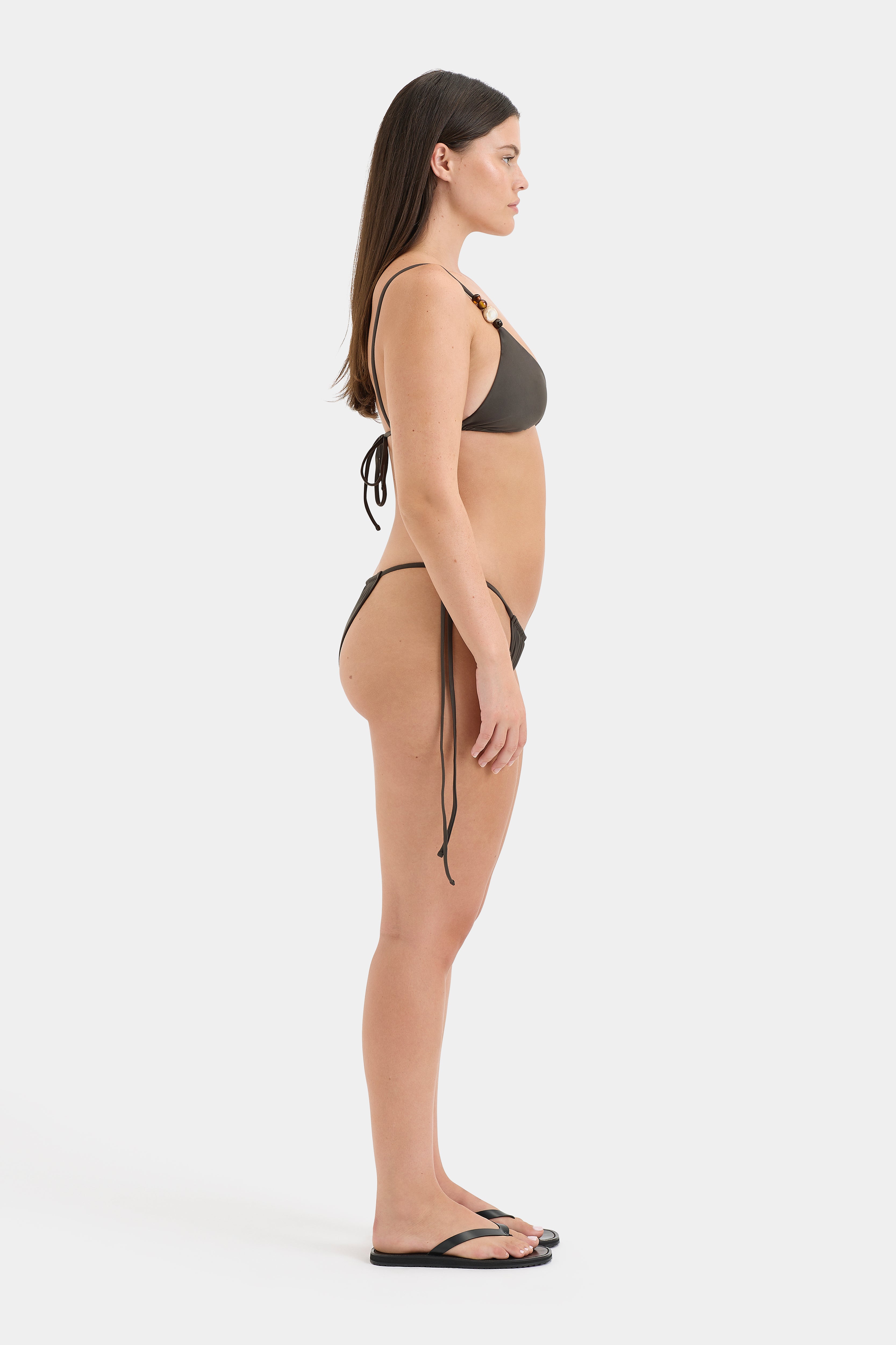 Jeanne Beaded String Triangle Top for Women - Sexy Summer Bikini & Beachwear - Perfect for Pool Parties, Vacations & Tropical Getaways