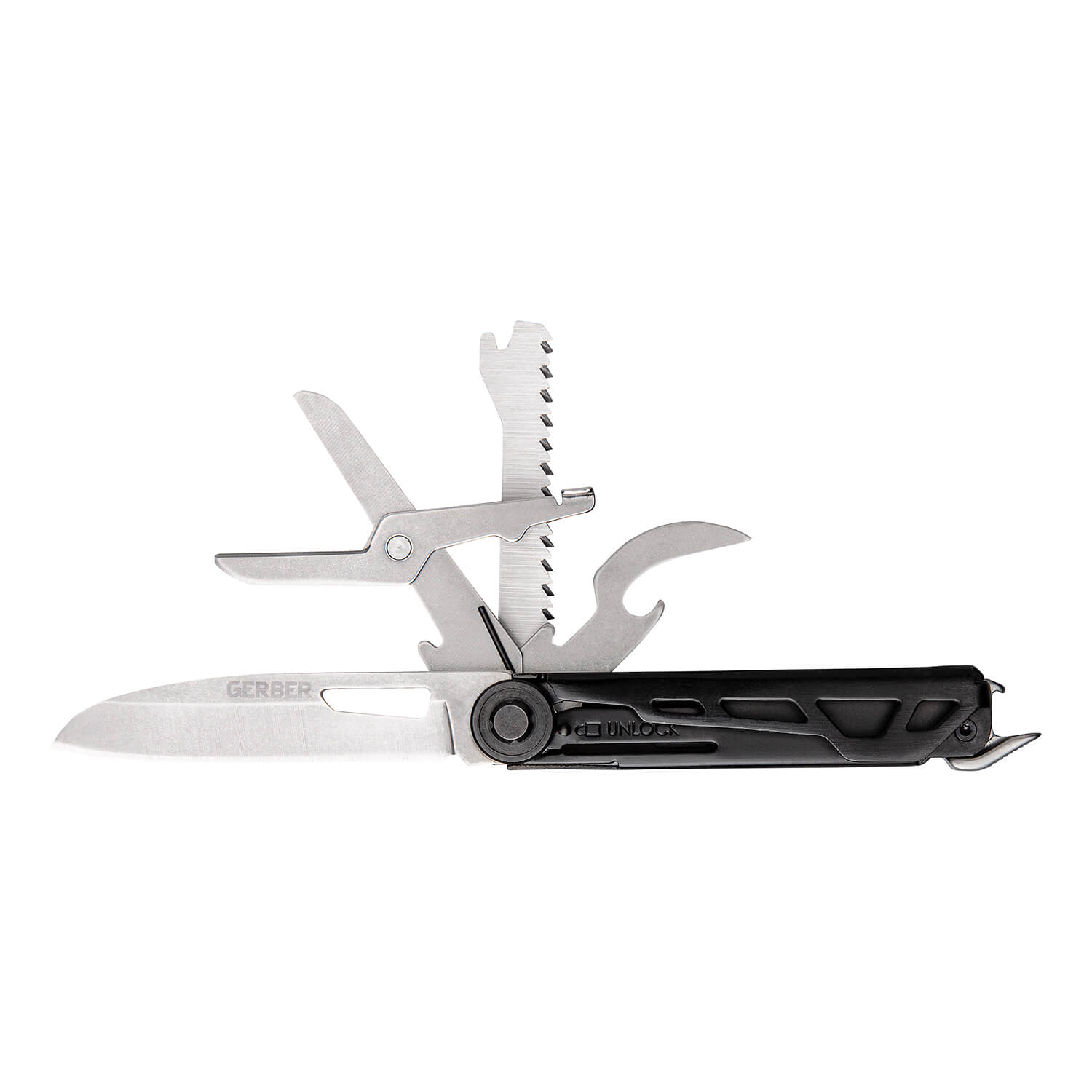 Gerber Armbar Scout Multi-Tool with Knife, Screwdrivers & Bottle Opener - Compact EDC Gear for Camping, Hiking & Everyday Carry (GER1064398)