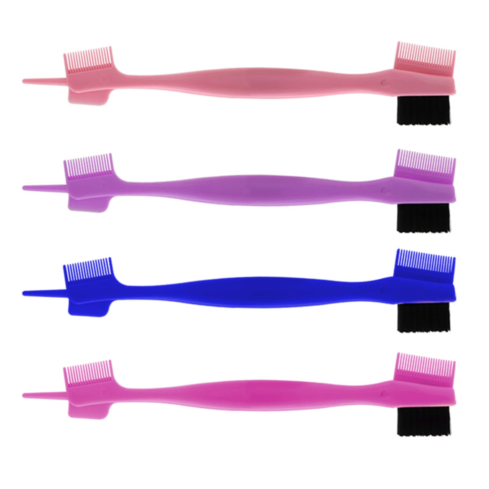 Double-Sided Hair & Eyebrow Brush - Smooth Styling for Salon & Home