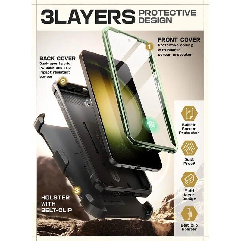 Samsung Galaxy S24 Plus Case, Supcase UB Pro Full Body Dual Layer Protective Cover - Shockproof, Drop Protection for Everyday Use & Outdoor Activities