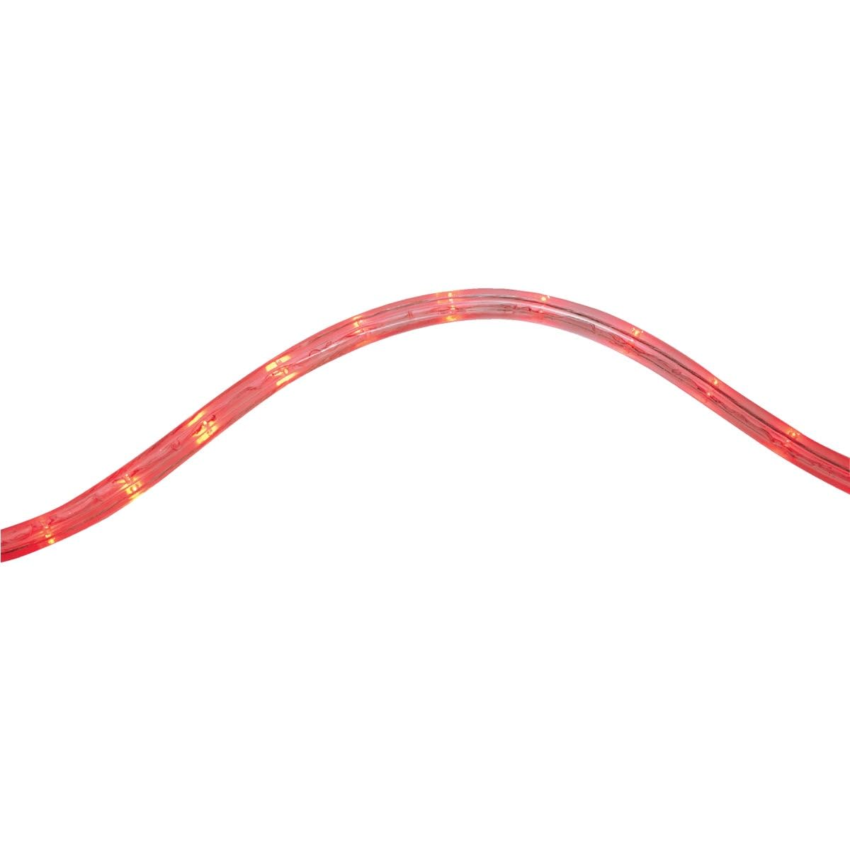 18' LED Red Rope Light - Waterproof Outdoor/Indoor Decorative Lighting for Christmas, Parties, Weddings & Home Decor