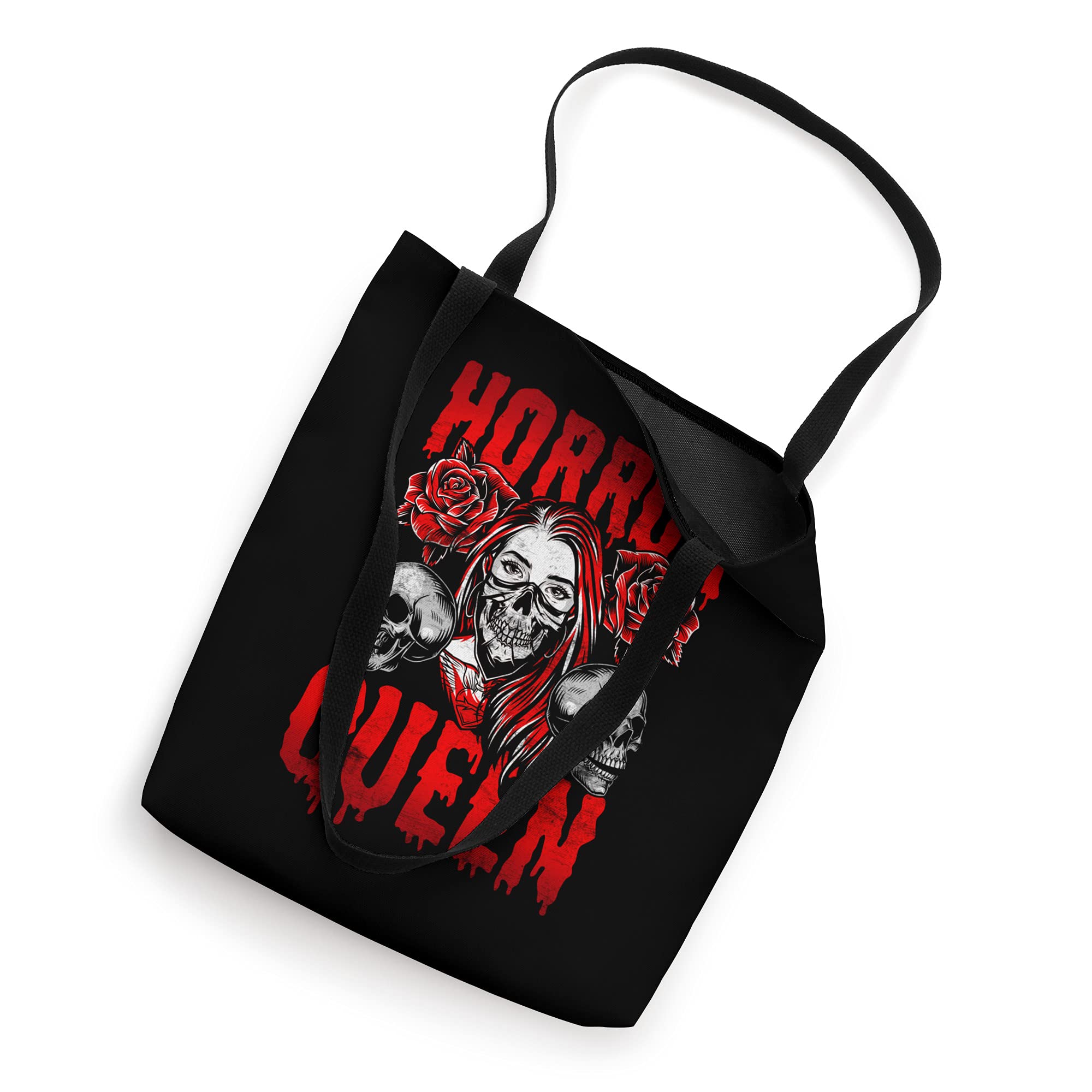 Horror Movie Fan Tote Bag - Scary Cinema Lover Gift for Halloween, Movie Nights & Horror Conventions - Durable Reusable Shopping Bag for Fans of Thriller Films