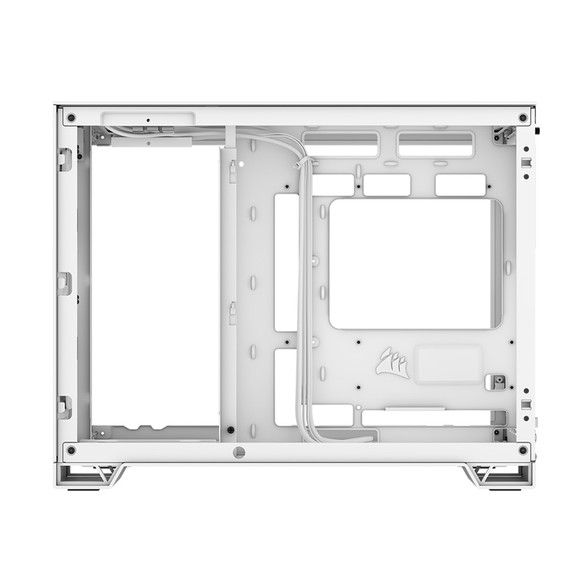 Corsair 2500X Mid Tower PC Case - Tempered Glass Side Panel, White | Perfect for Gaming Rigs & High-Performance Builds