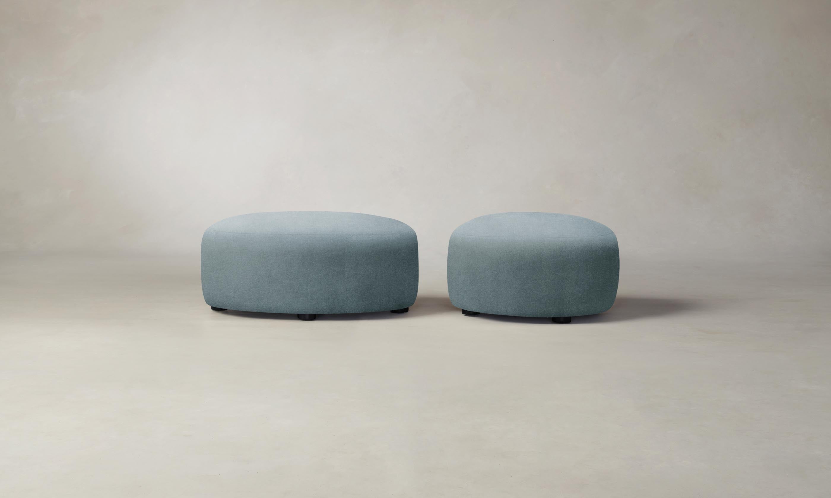 Luxury Velvet Chelsea Ottoman with Storage - Sky Blue Tufted Bench for Living Room, Bedroom & Entryway - Stylish Home Decor & Comfortable Seating Solution