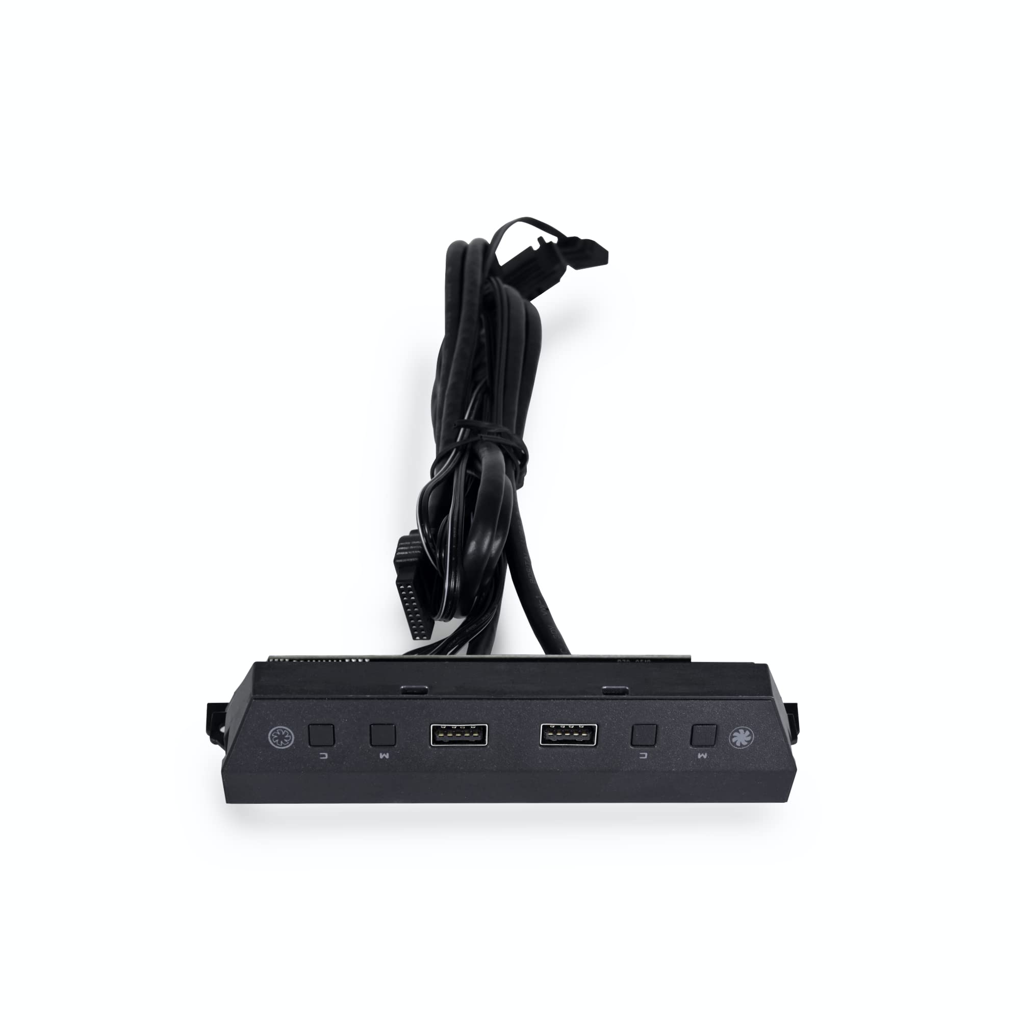 Lian Li Lancool 216 Mid-Tower PC Case - High Airflow Cooling with Dual 160mm PWM Front Fans & 140mm Rear Fan - Includes Fan Controller - Supports Up to 10 Fans (LANCOOL 216RC-X Black) - Perfect for Gaming Rigs & High-Performance PC Builds