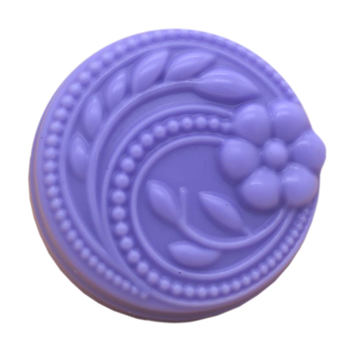 Premium Round Flower Silicone Soap Molds for DIY Handmade Soap Making - Flexible, Reusable, Non-Stick Soap Mould for Bath, Wedding Favors, and Home Decor Crafts