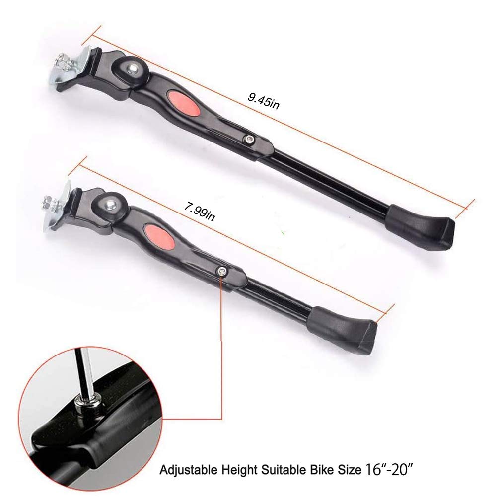 Adjustable Aluminum Alloy Bicycle Kickstand for 16