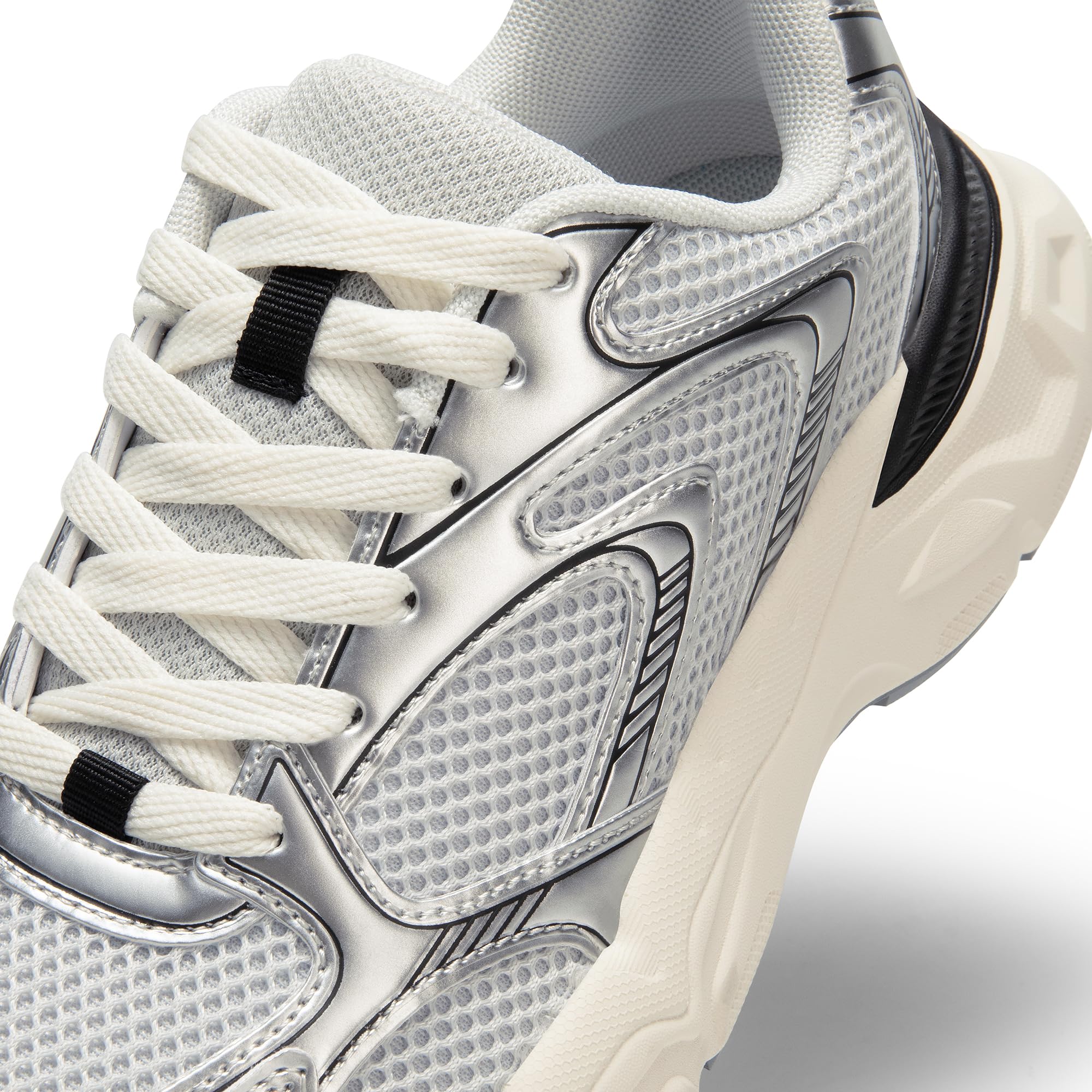 DREAM PAIRS Women's Chunky Platform Sneakers - Y2K Fashion Lace-Up Walking Shoes for Workout, Sports & Casual Wear | Comfortable Tennis Shoes for Women | Perfect for Gym, Running, Street Style & Everyday Outfits