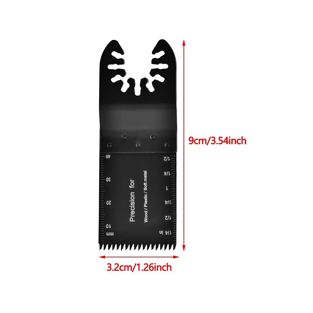 20pcs 32mm Oscillating Saw Blades - Multi Tool Blades Set for Wood, Metal & Plastic Cutting - Perfect for DIY Projects, Home Renovation & Carpentry Work