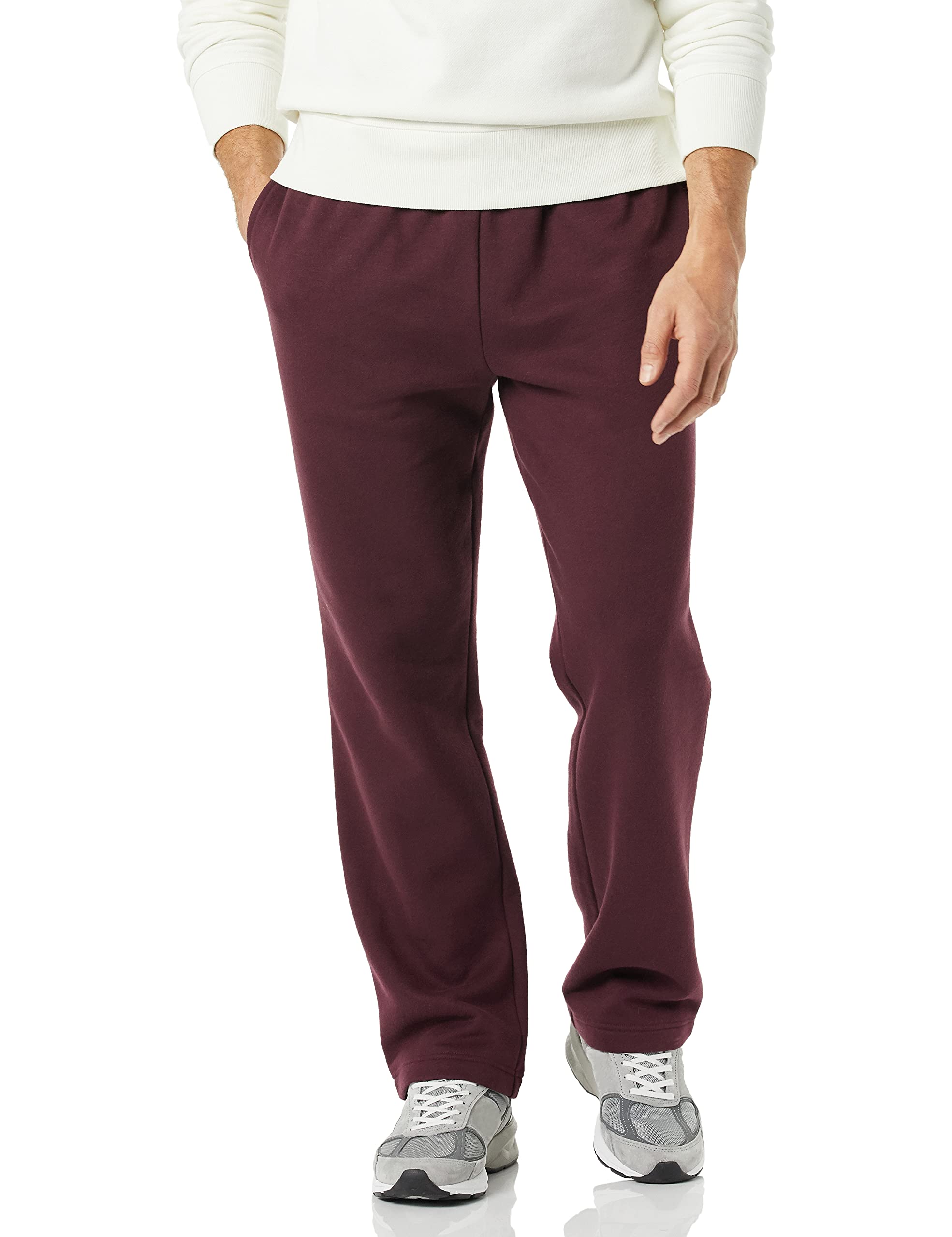 Amazon Essentials Men's Fleece Sweatpants - Comfortable Casual Joggers for Lounge & Workout (Big & Tall Sizes Available) - Perfect for Home, Gym, and Outdoor Activities