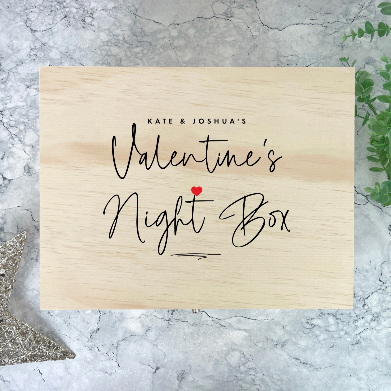 Personalized Couples Date Night Gift Box - Romantic Anniversary Present for Him & Her - 5 Size Options (16cm, 20cm, 26cm, 30cm, 36cm) - Perfect for Valentine's Day, Wedding Gifts & Surprise Date Nights