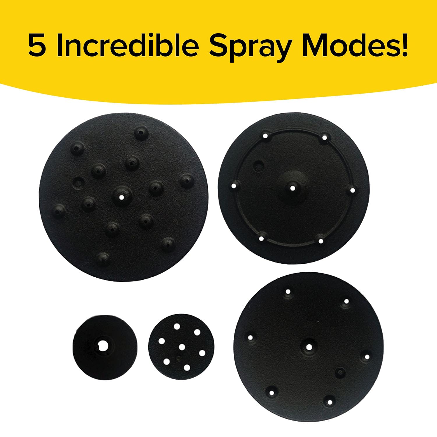 Original Fast Fountain by Pocket Hose - No Installation or Batteries Required, 5 Spray Modes for Outdoor Gardens, Patios & Lawn Watering (As Seen On TV)