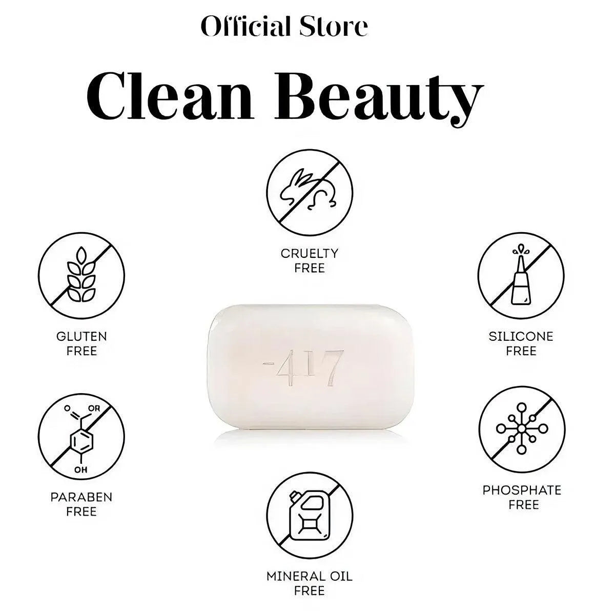 Minus 417 Rich Mineral Hydrating Soap for Face & Body - Natural Skincare Cleanser with Dead Sea Minerals | Perfect for Daily Hydration & Sensitive Skin Care Routine