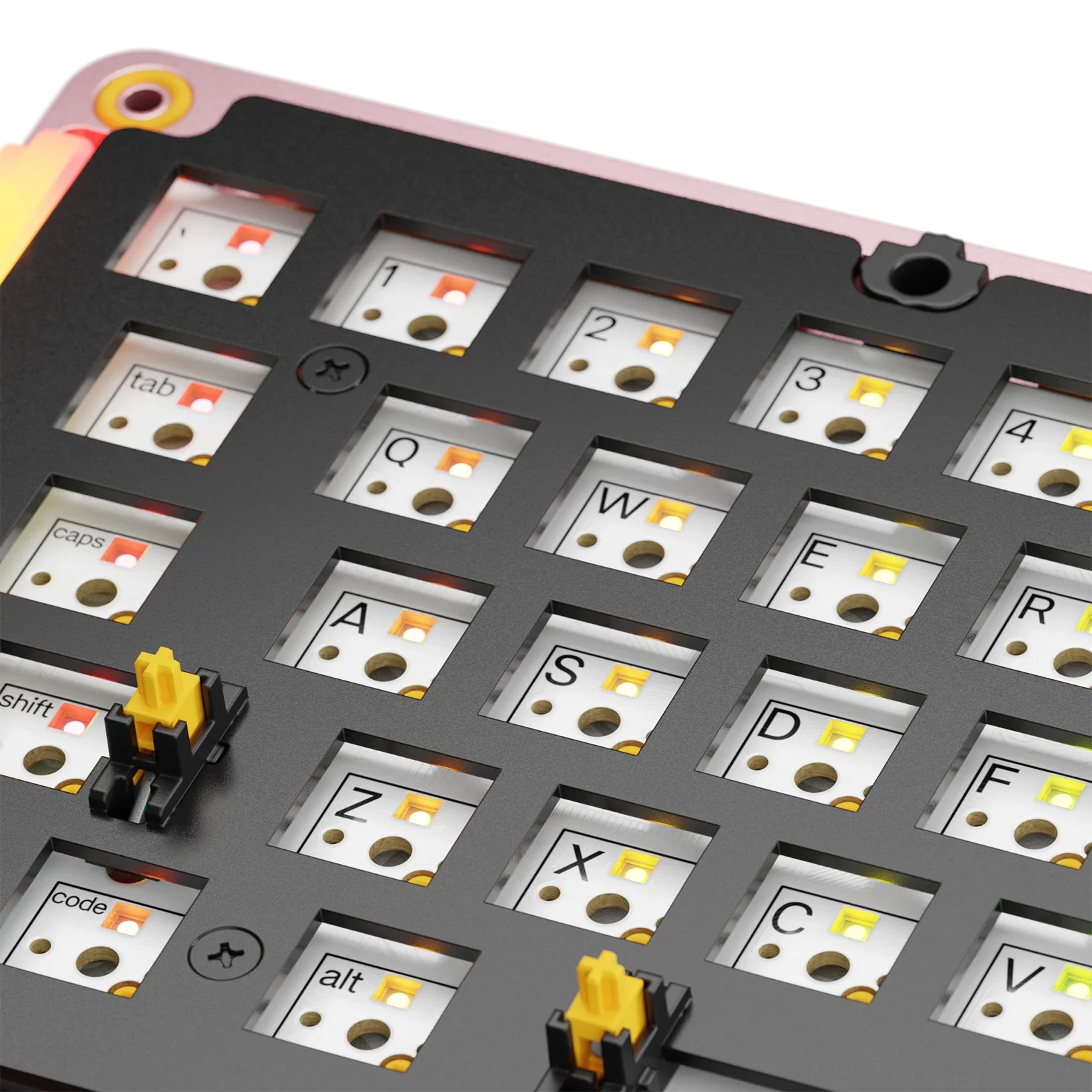 GMMK 3 Mechanical Keyboard Bottom Case - Metal Arcade Pink 65% Layout | Perfect for Gaming, Typing & Custom Keyboard Builds