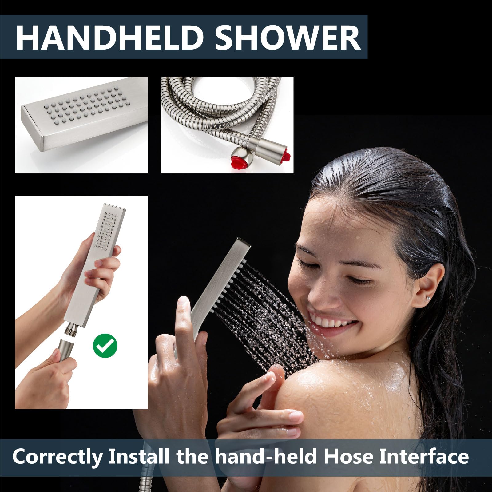 Aolemi Luxury Rainfall Shower System - 10