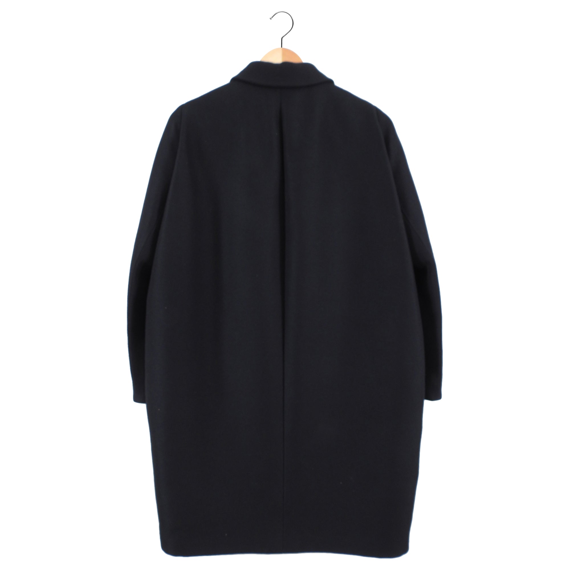 Balenciaga by Alexander Wang Pre Fall 2015 Black Wool Coat - Women's Luxury Outerwear for Fall & Winter Fashion | Perfect for Office, Parties & Special Occasions