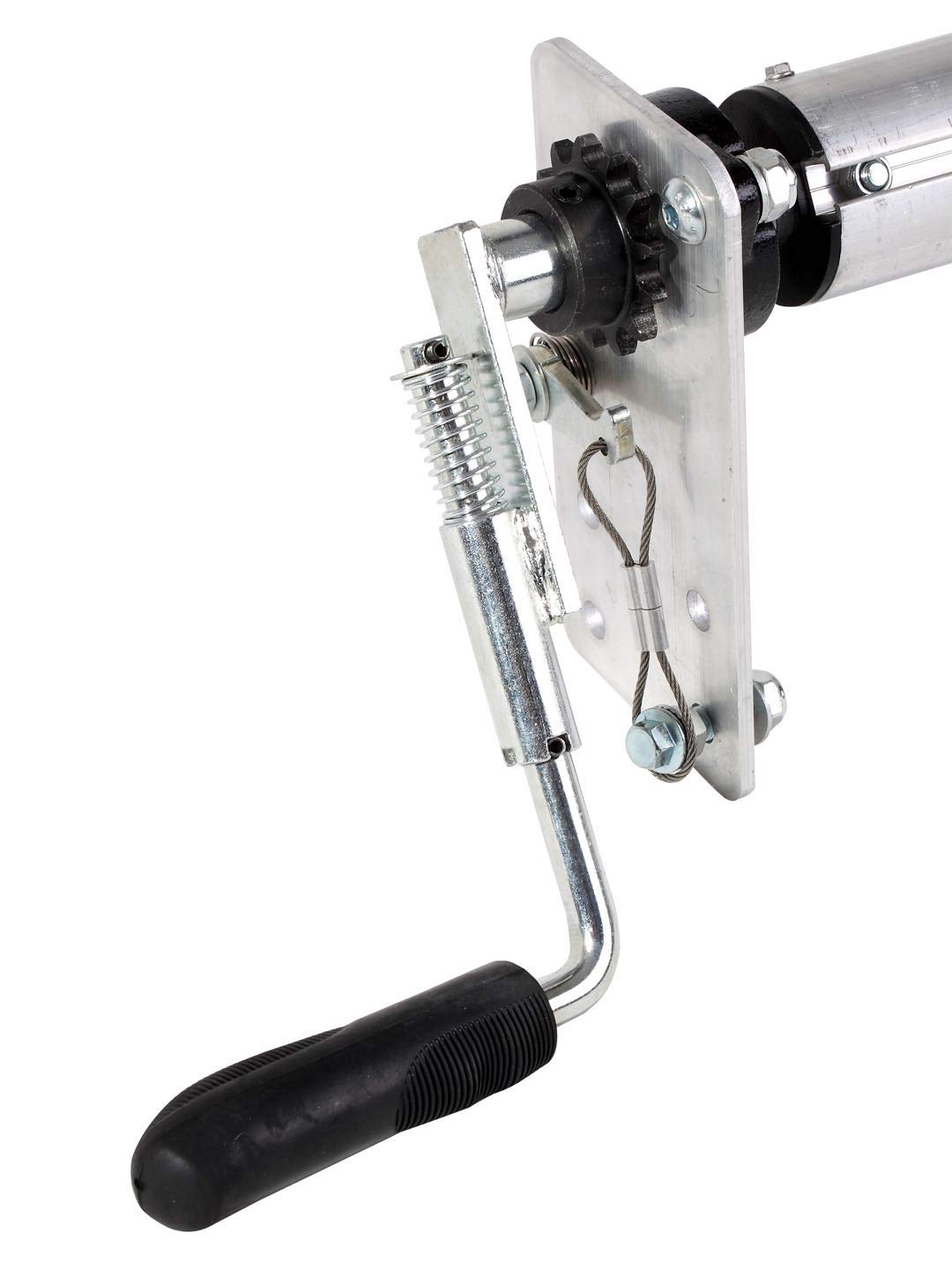 Heavy-Duty Aluminum Manual Truck & Trailer Tarp Kit with Hand Crank - 7'6