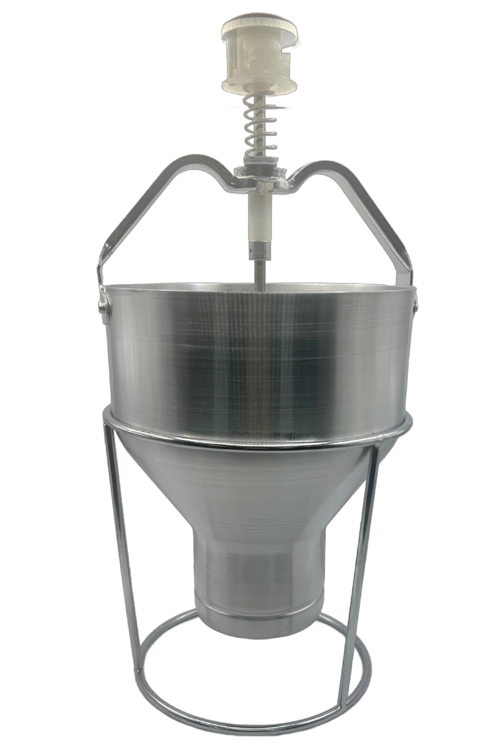 Commercial Grade Pancake Batter Dispenser with Stand - 8-Size Settings for Even Flow, Easy Use | Perfect for Funnel Cakes, Waffles, Pancakes & More | Ideal for Restaurants, Cafes & Home Breakfast Prep