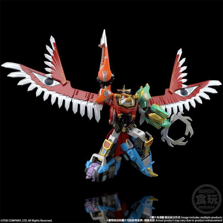 Bandai Shokugan SMP Hyakuju Sentai Gaoranger GaoIcarus Model Kit Set - Build & Display Your Own Super Sentai Robot for Collectors & Anime Fans