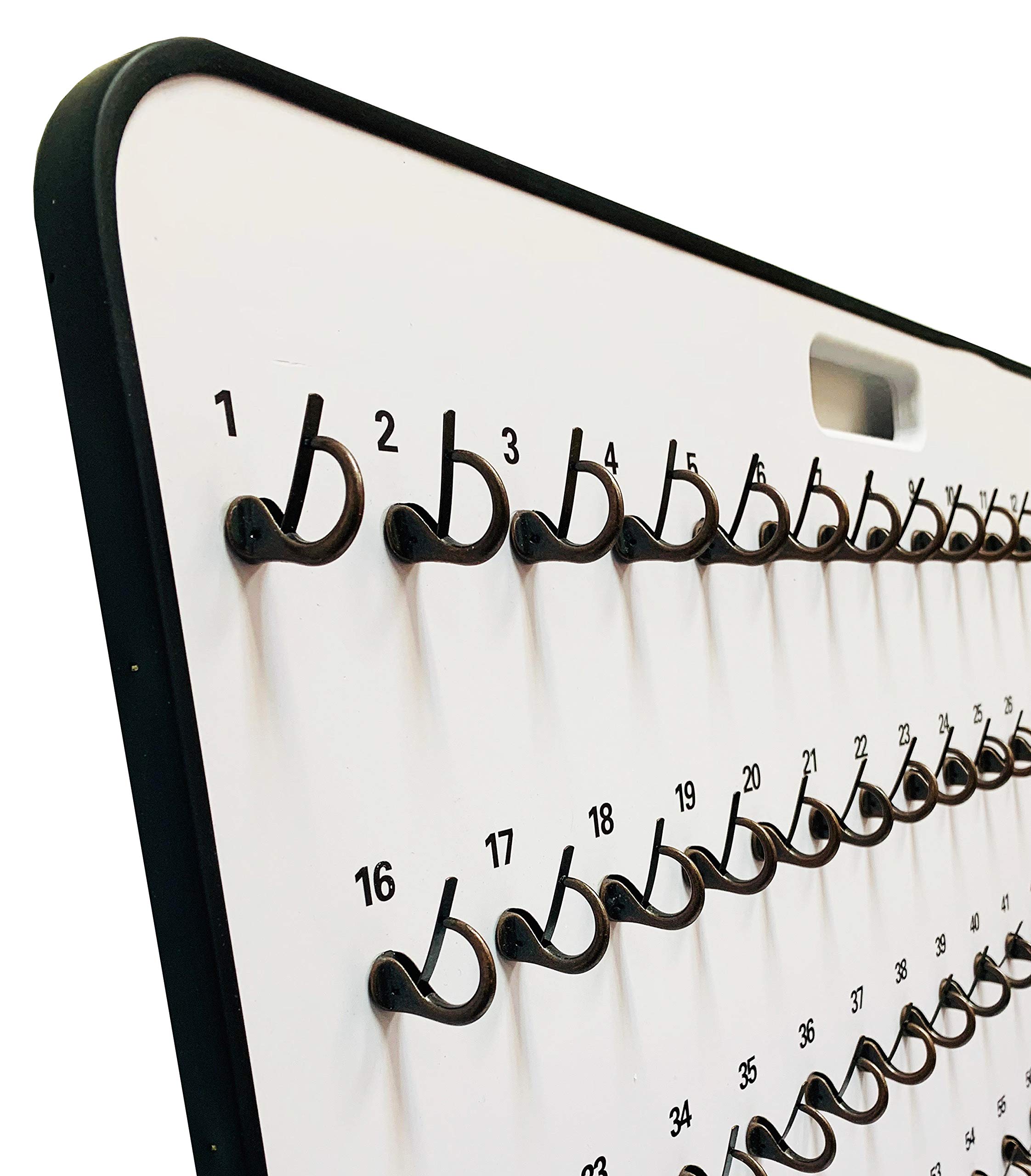TANGDIAABBCC CarBowz EZ Line Key Board Key Organizer - 105 Numbered Self-Closing Hooks for Key Storage & Organization | Perfect for Home, Office, and Car Keys Management