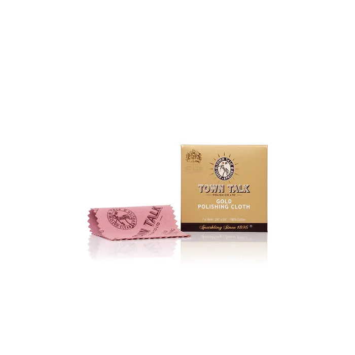 Premium Gold Polishing Cloth 6.5 x 6.5 Inch - Jewelry Cleaning Cloth for Rings, Necklaces & Watches - Gentle Tarnish Remover for Home & Travel Use