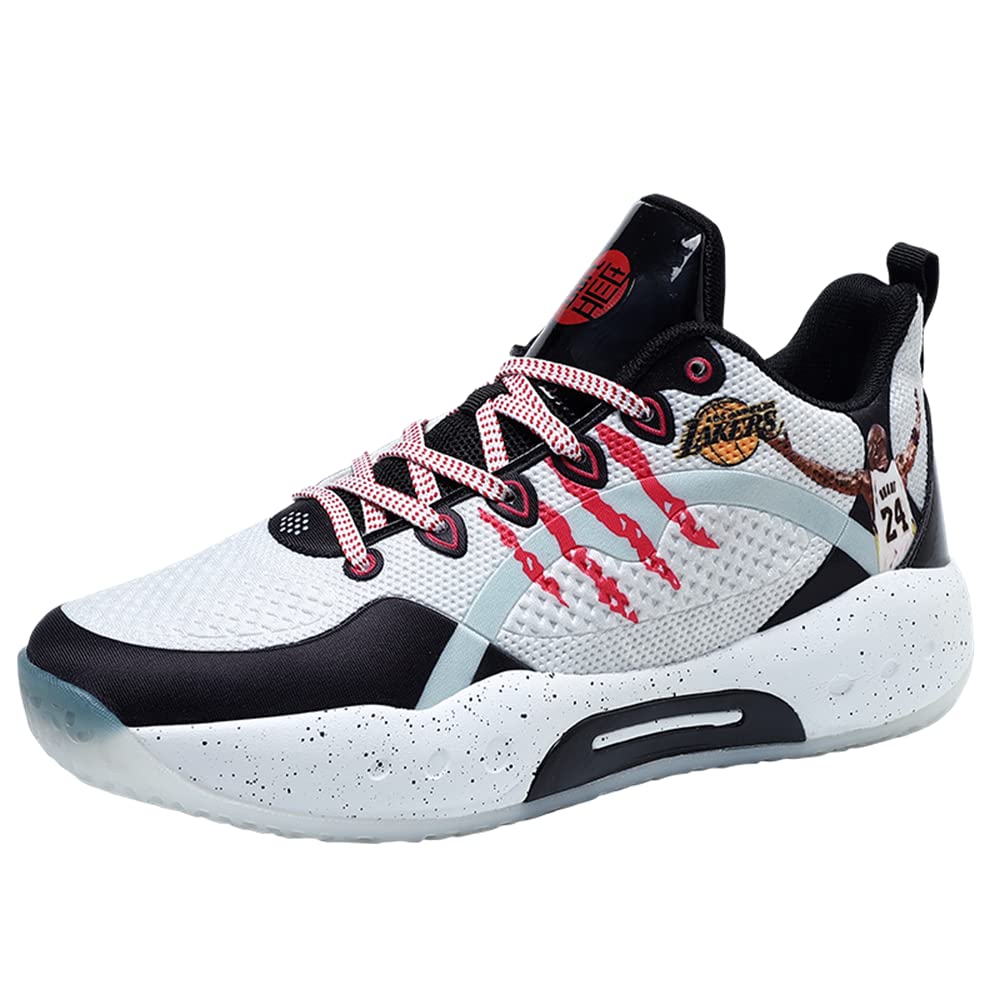 **Caouduo Men's Competition Basketball Shoes - Lightweight Outdoor Sports Shoes for Running & Training - Breathable Summer Casual Sneakers for Court & Street Wear**