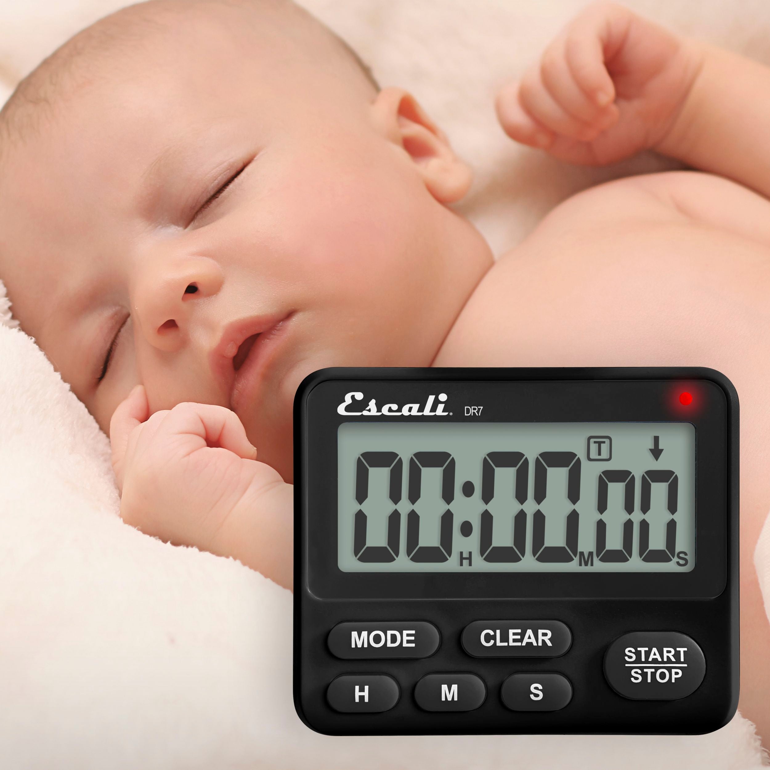 Extra Loud Digital Timer with Large Display - Countdown & Alarm for Kitchen, Gym, Classroom, and Office Use