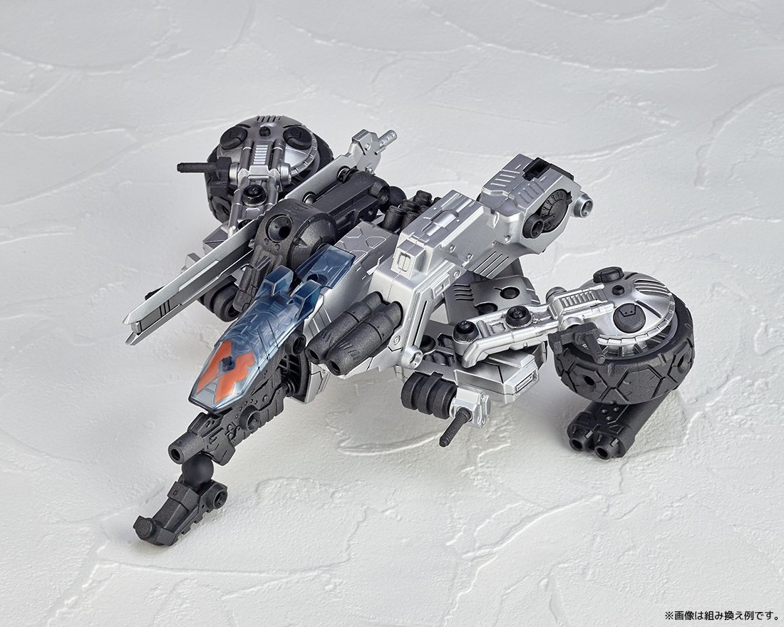 Kaiyodo Assembleborg Nexus 002 Barrels Speeder Collectible Action Figure - Perfect for Anime Fans & Model Kit Enthusiasts - Display, Play or Gift for Special Occasions