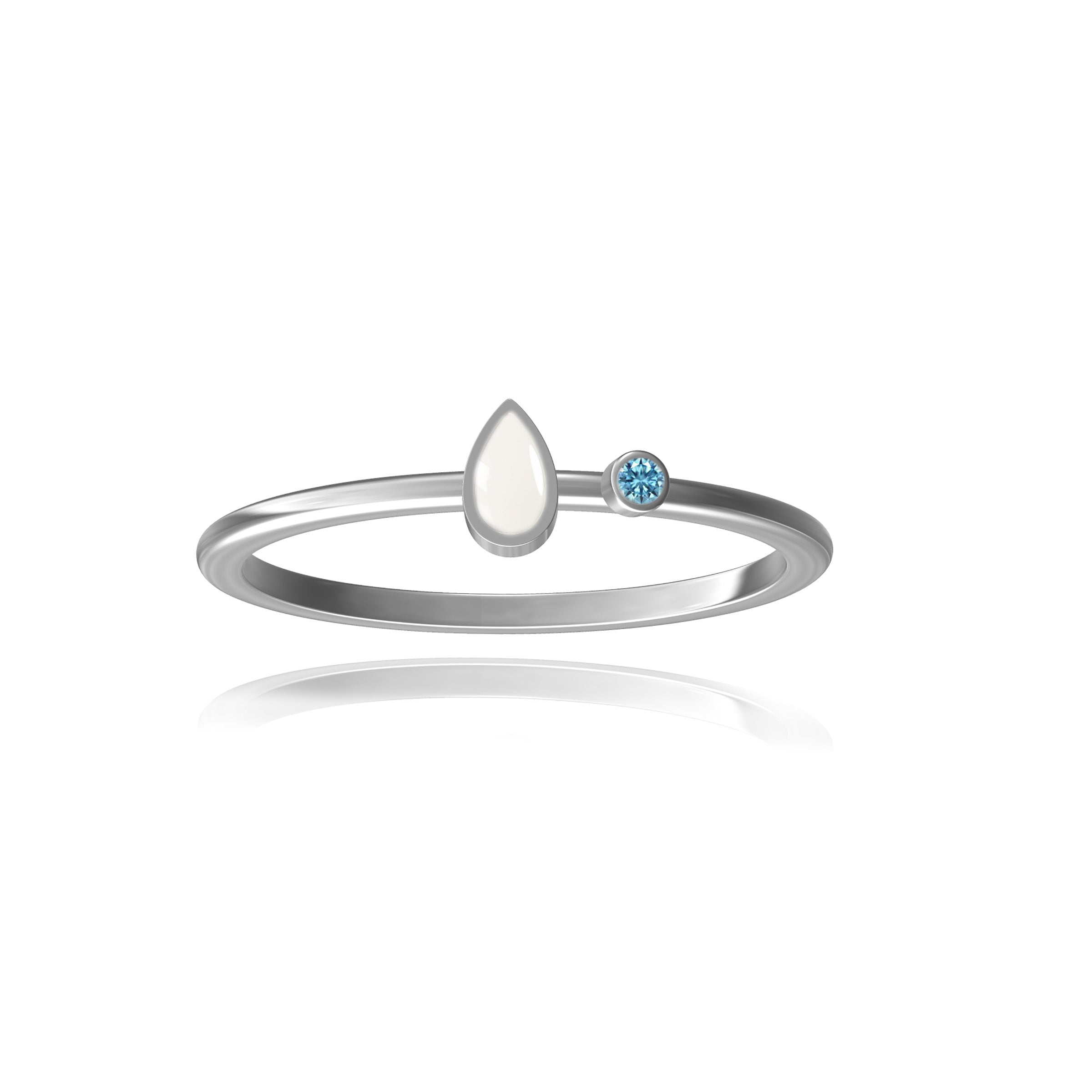 Breast Milk Jewelry Ring - Personalized Keepsake for Moms - Perfect for Memorializing Precious Moments with Baby
